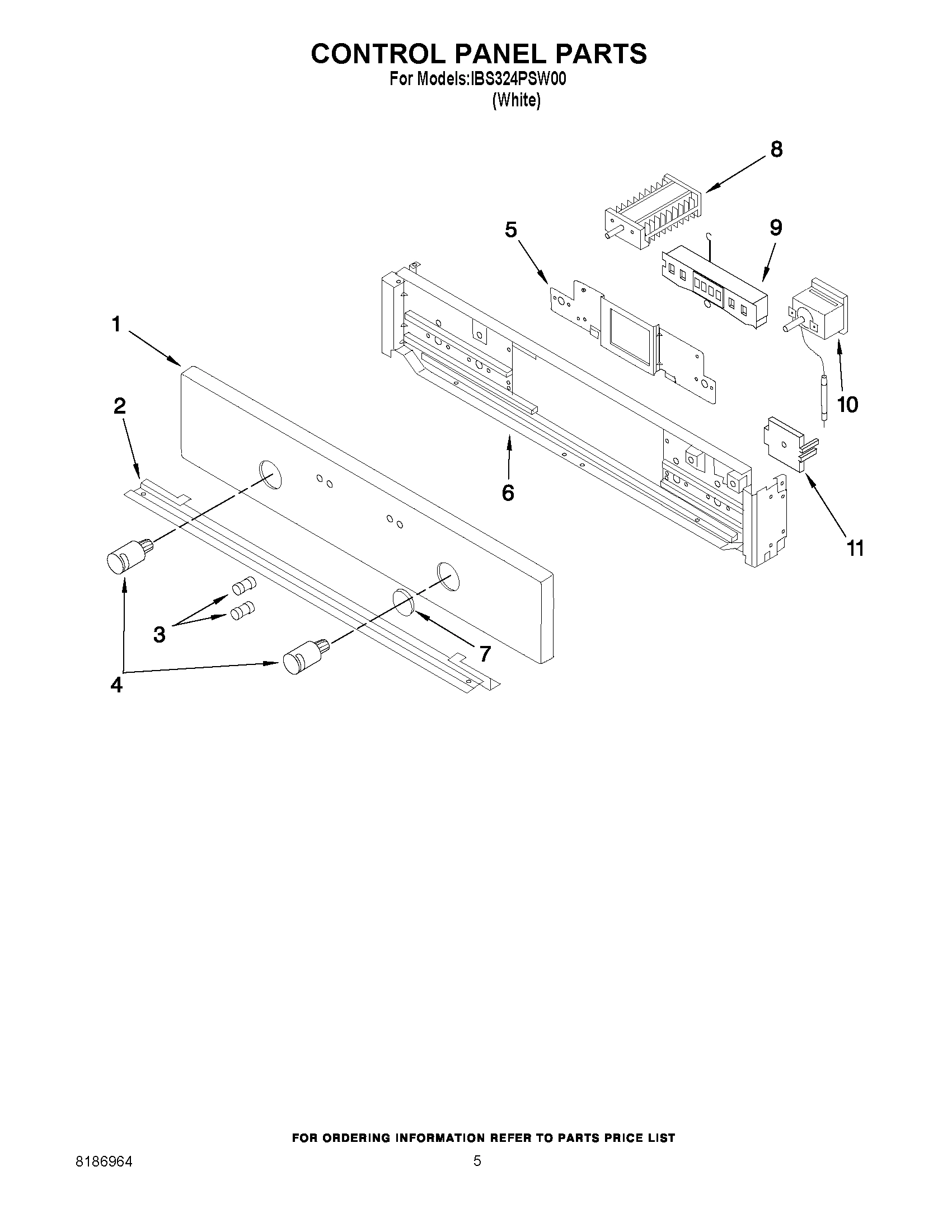 04 - CONTROL PANEL PARTS