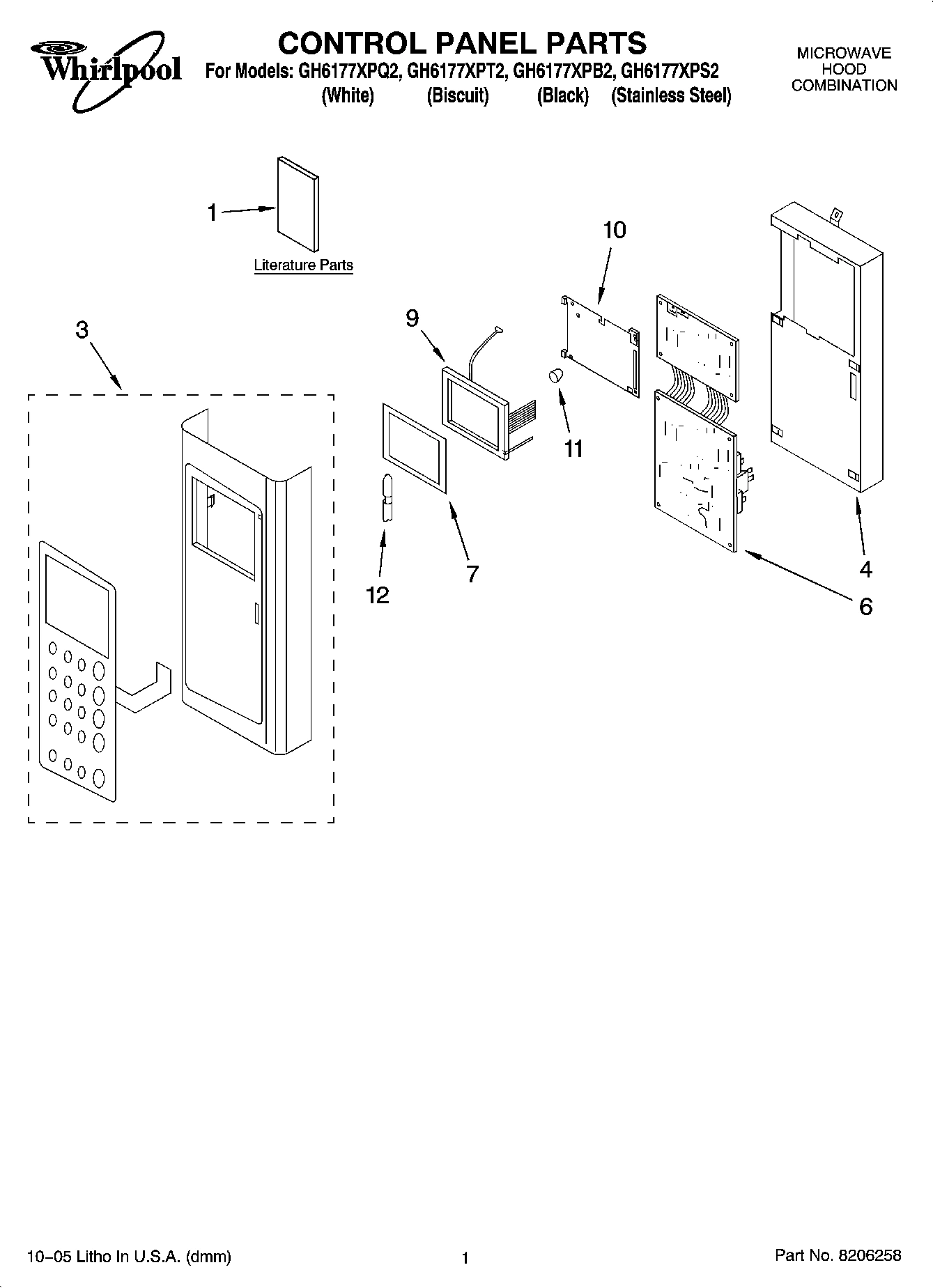 01 - CONTROL PANEL PARTS