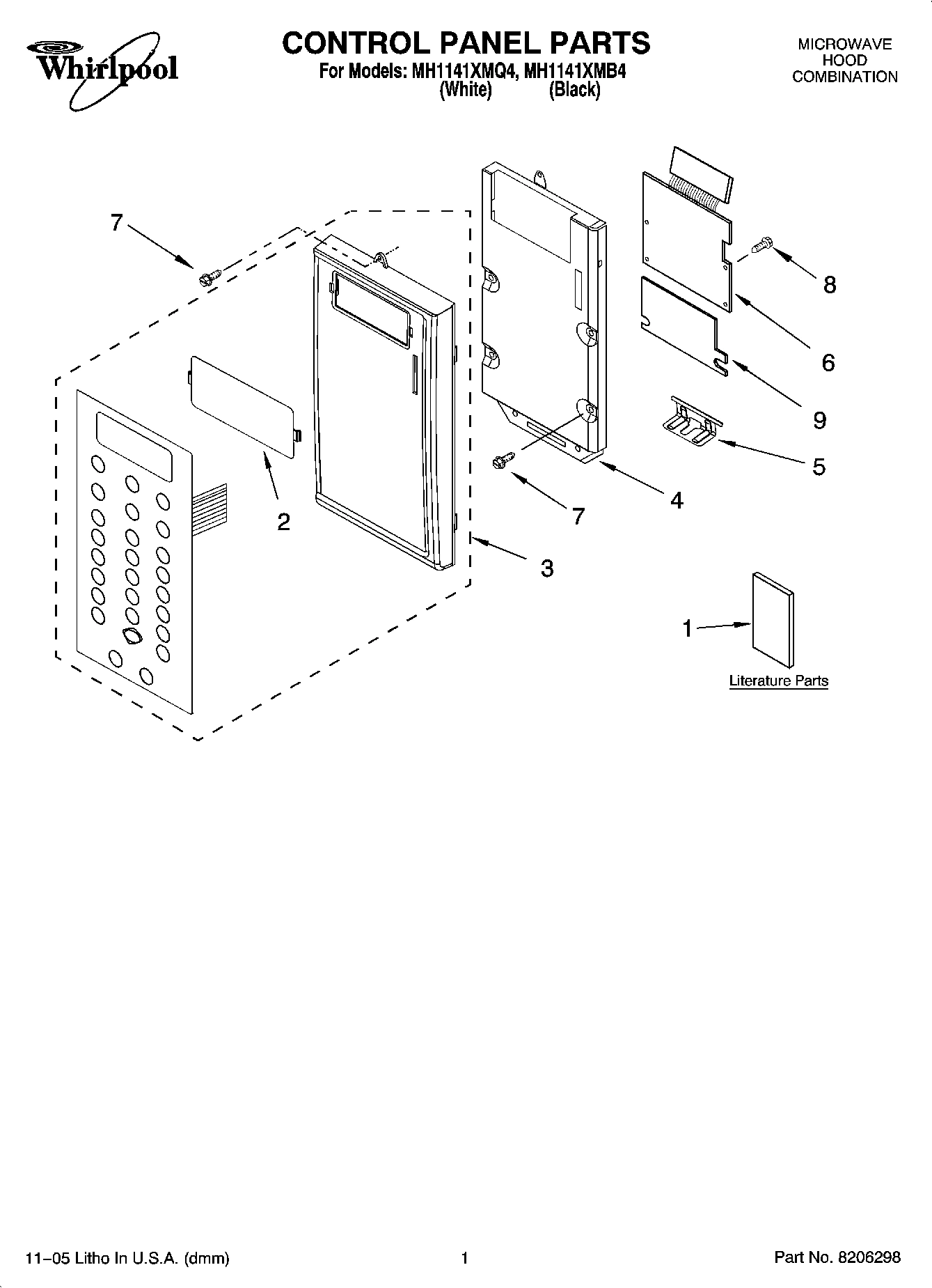 01 - CONTROL PANEL PARTS