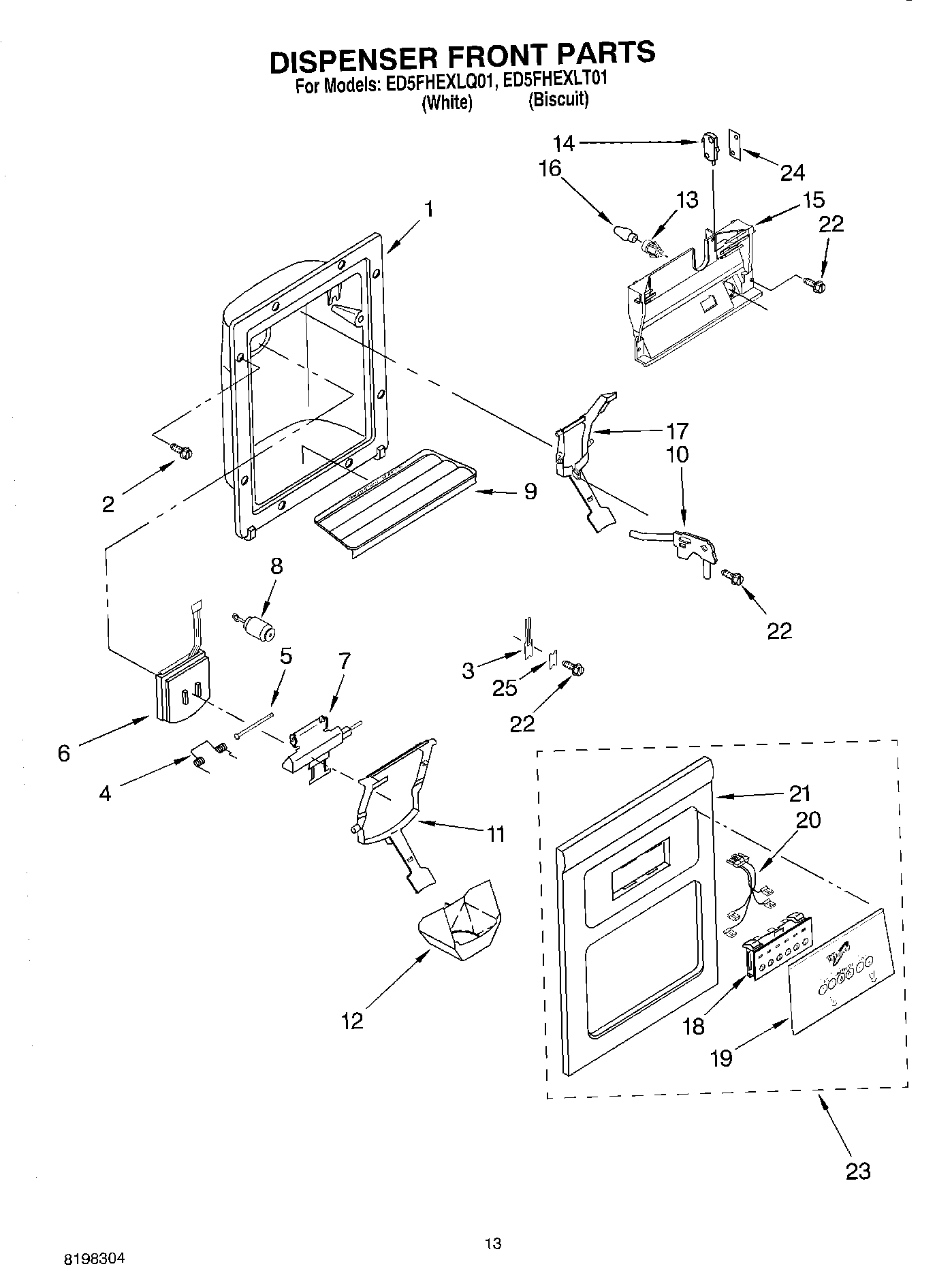08 - DISPENSER FRONT