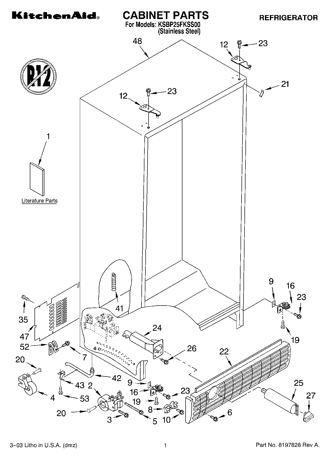 01 - CABINET PARTS