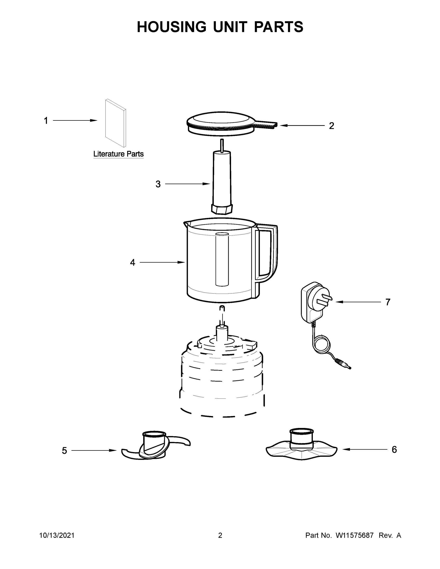 02 - HOUSING UNIT PARTS