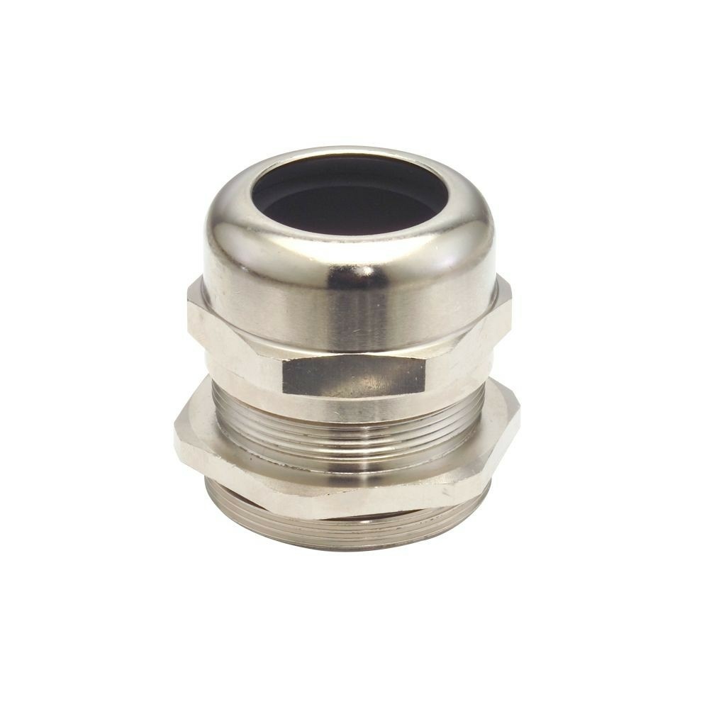 Dome Cap Standard Cable Gland, nickel plated brass, M20, cable range .24 -  .47 - NSI Industries