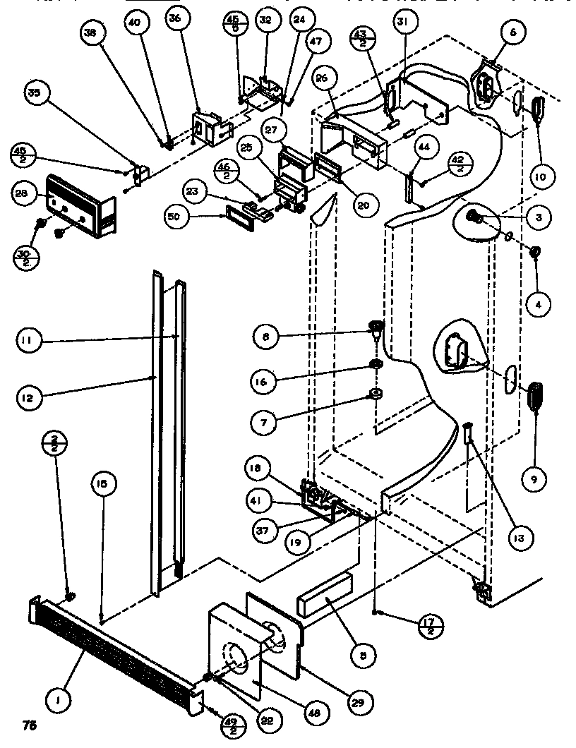 02 - CONTROLS & CABINET (REF/FRZ)