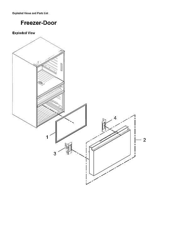 Freezer Door Parts