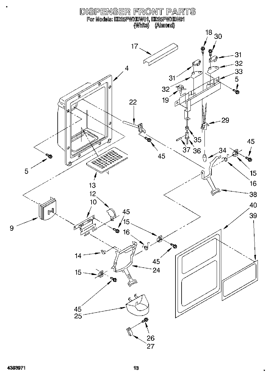 08 - DISPENSER FRONT