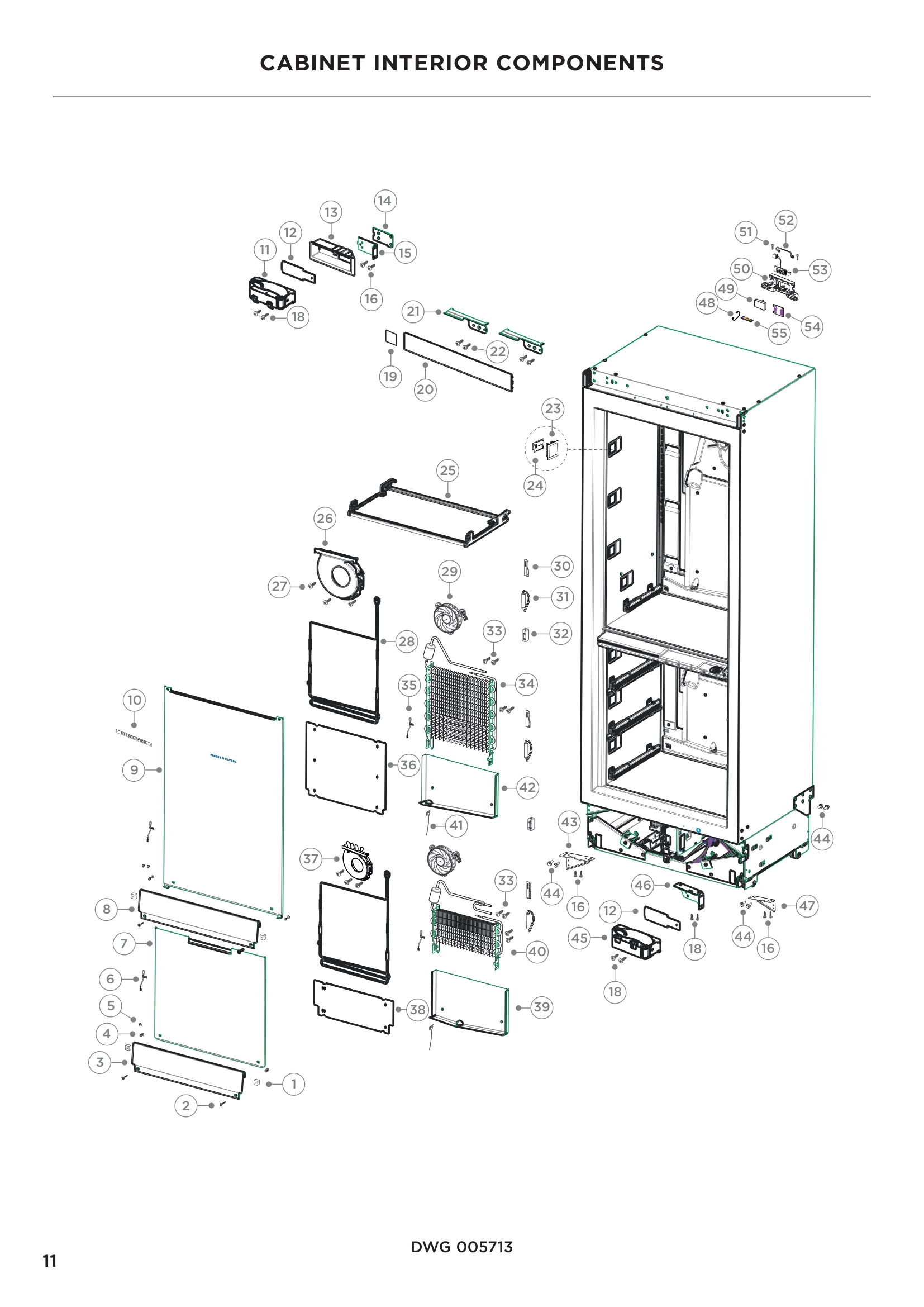 CABINET INTERIOR COMPONENTS