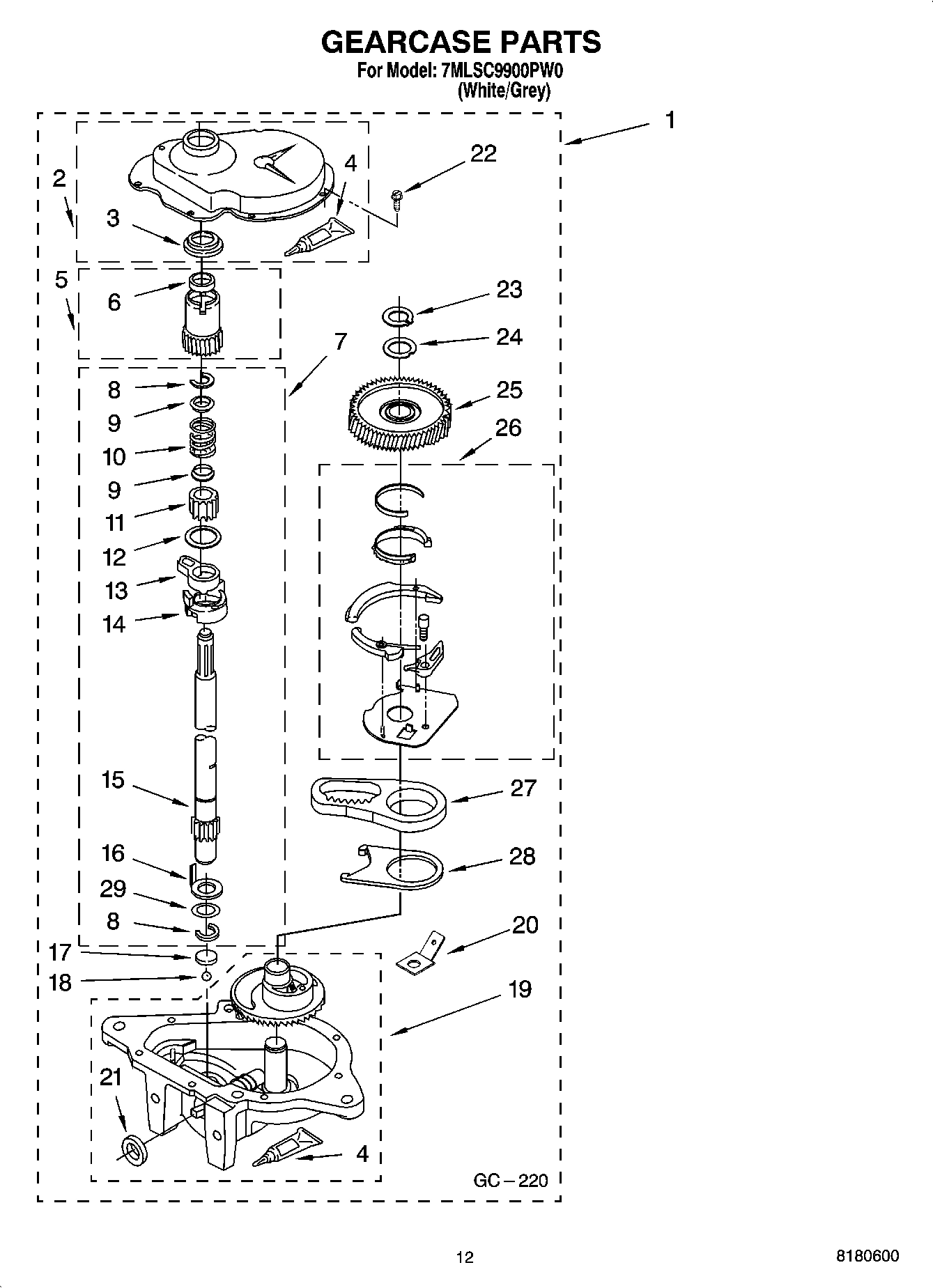 08 - GEARCASE PARTS