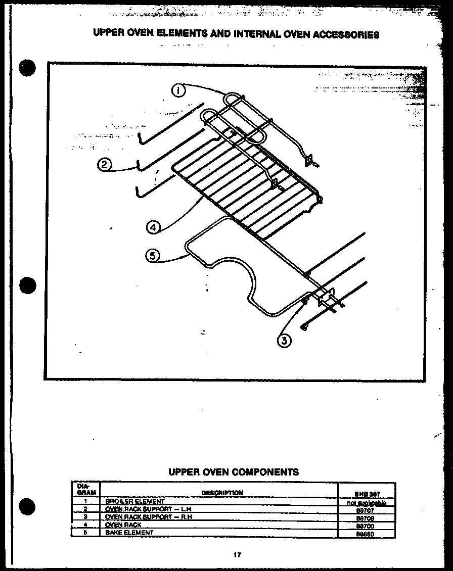 07 - UP OVEN ELEMENTS & INTERNAL OVEN ACS