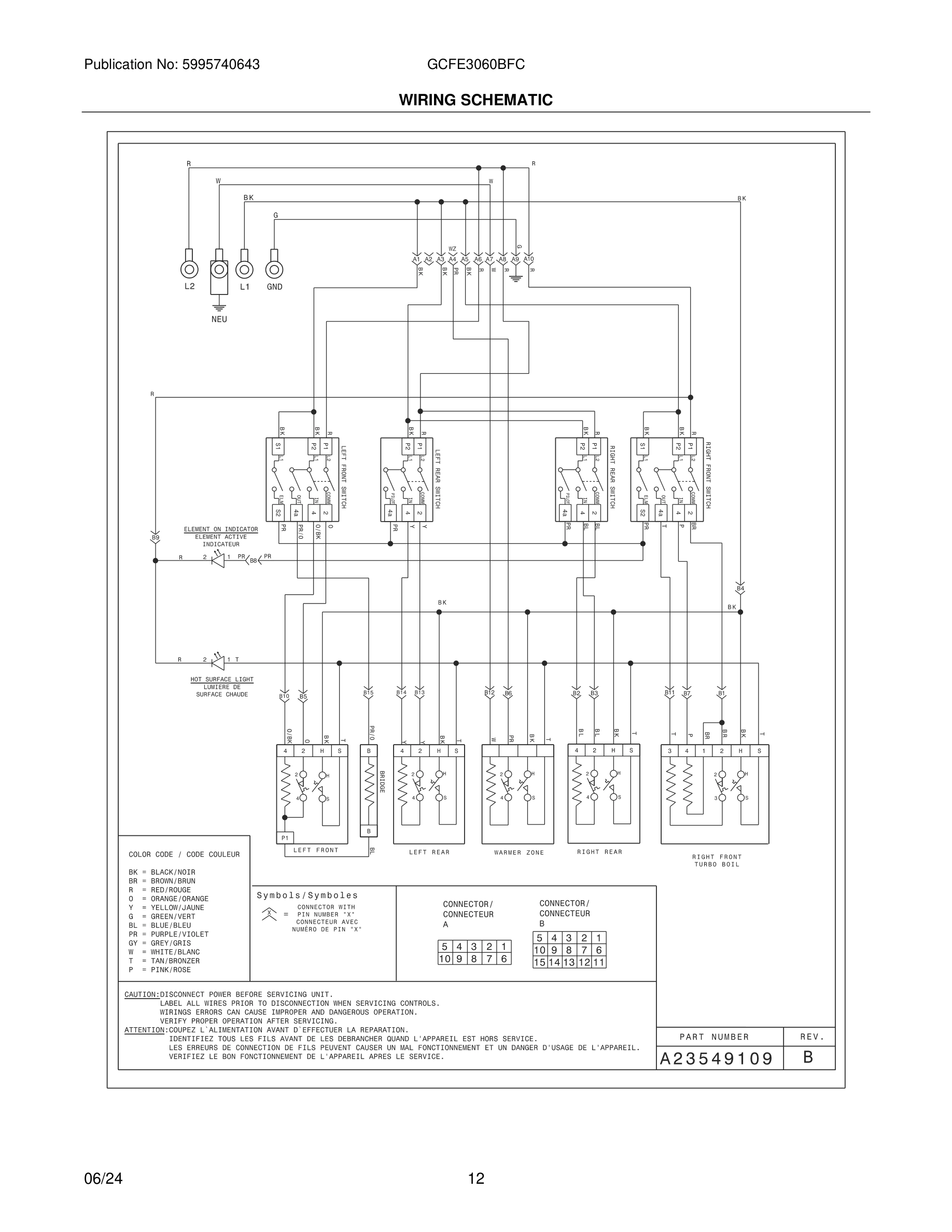 12 - WIRING SCHEMATIC