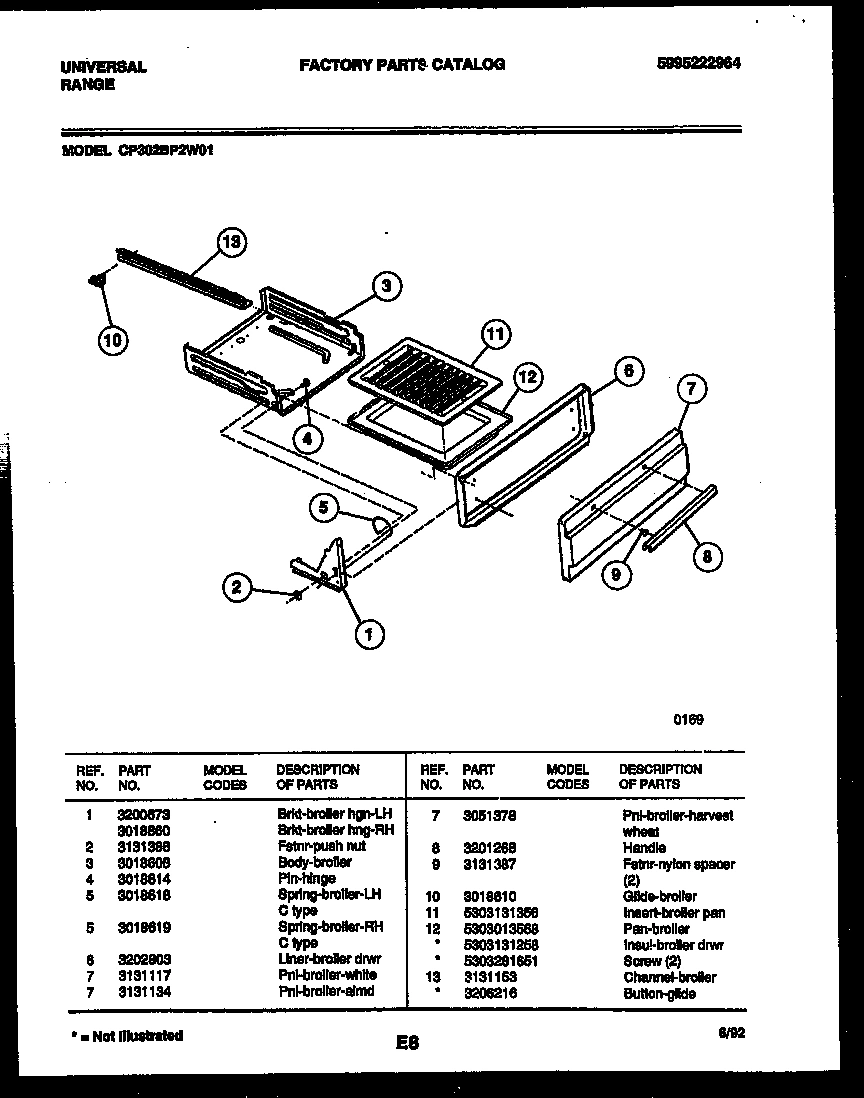 04 - BROILER DRAWER PARTS