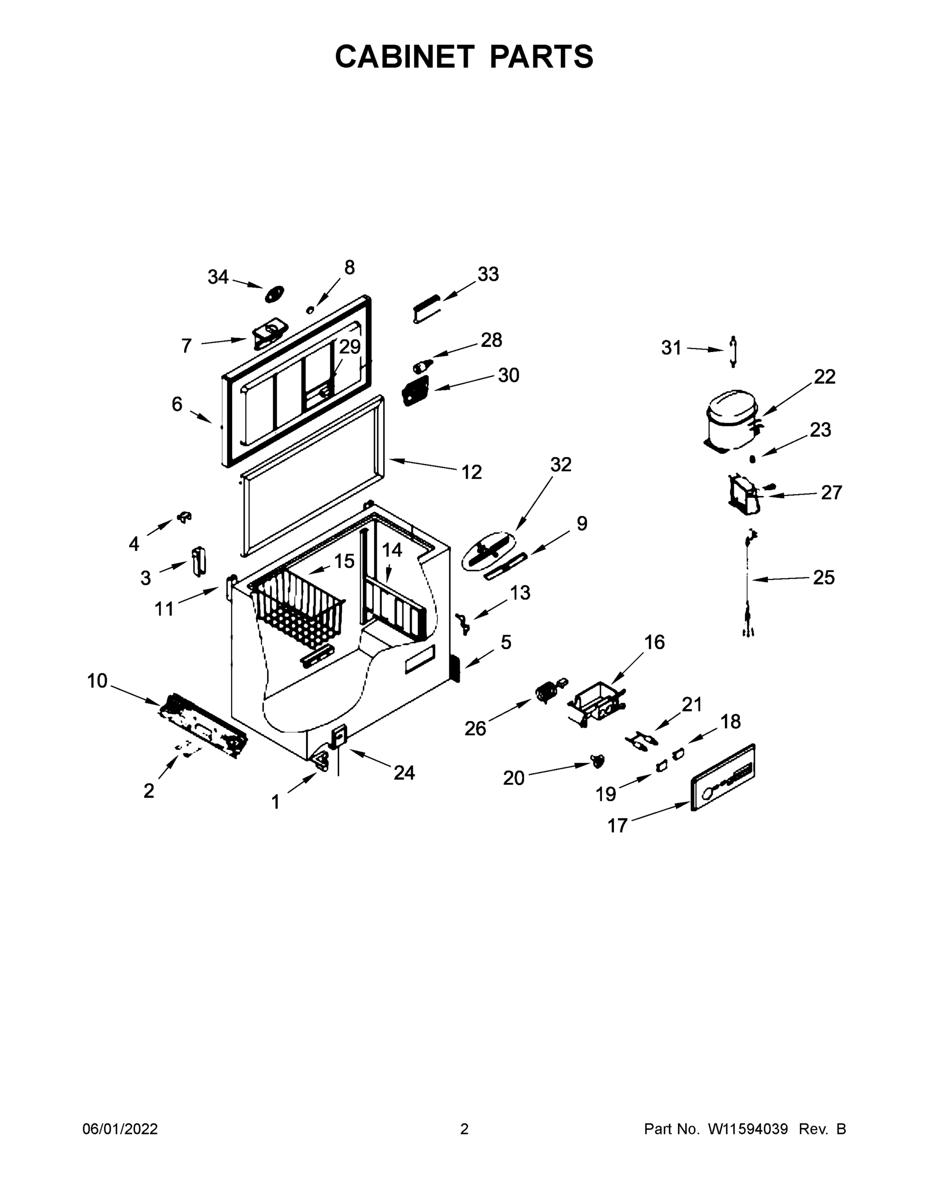 02 - CABINET PARTS