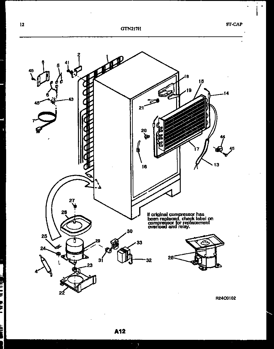 07 - SYSTEM AND AUTOMATIC DEFROST PARTS