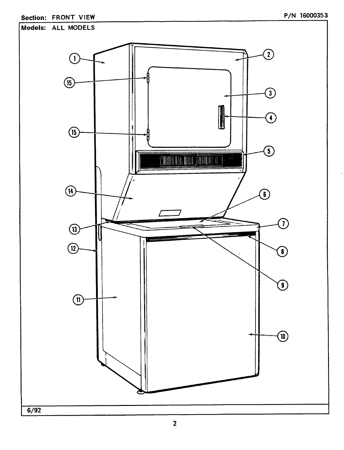 11 - FRONT VIEW (LSE9900ACL,ACE,ADL,ADW)