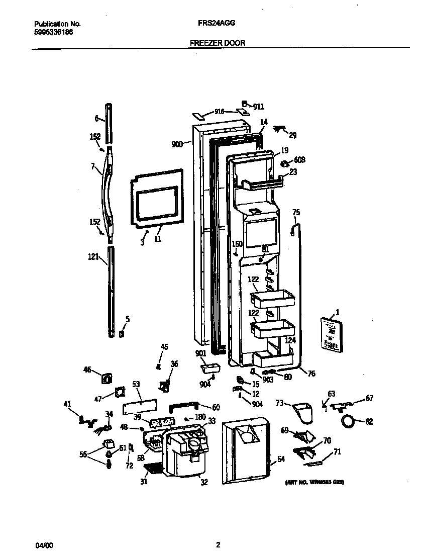 02 - FREEZER DOOR