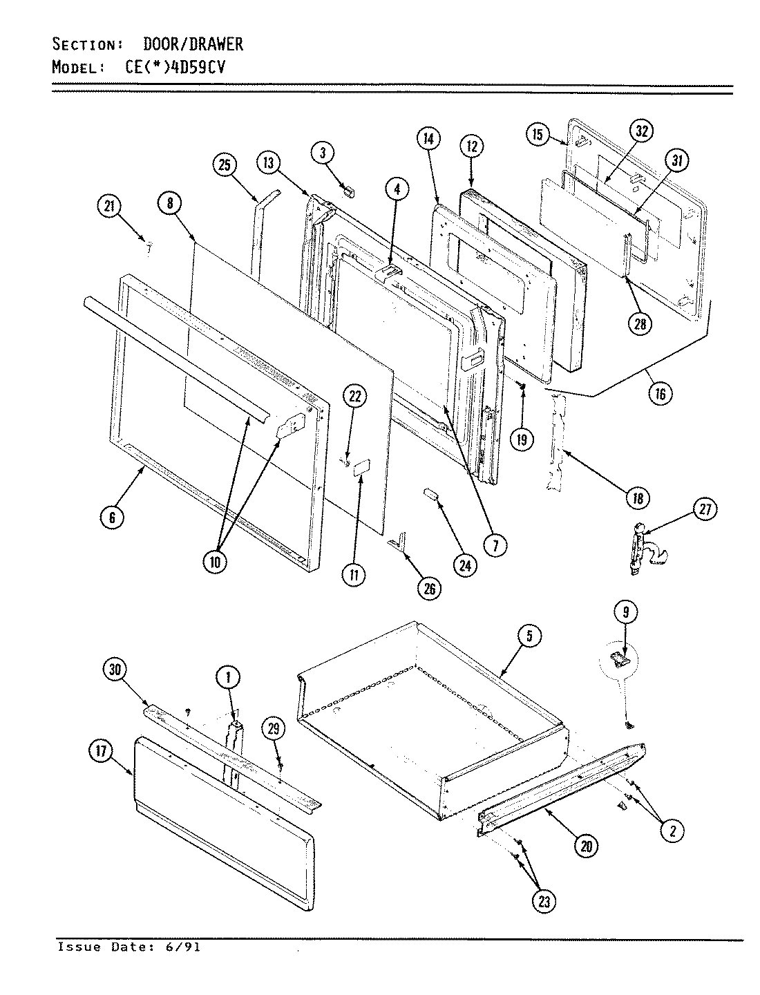 04 - DOOR/DRAWER (CEx4D59CV)