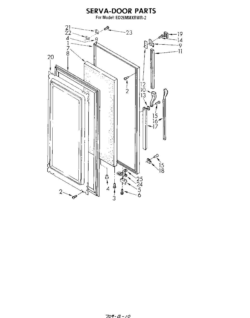 13 - SERVA-DOOR , NOT ILLUSTRATED AND OPIONAL