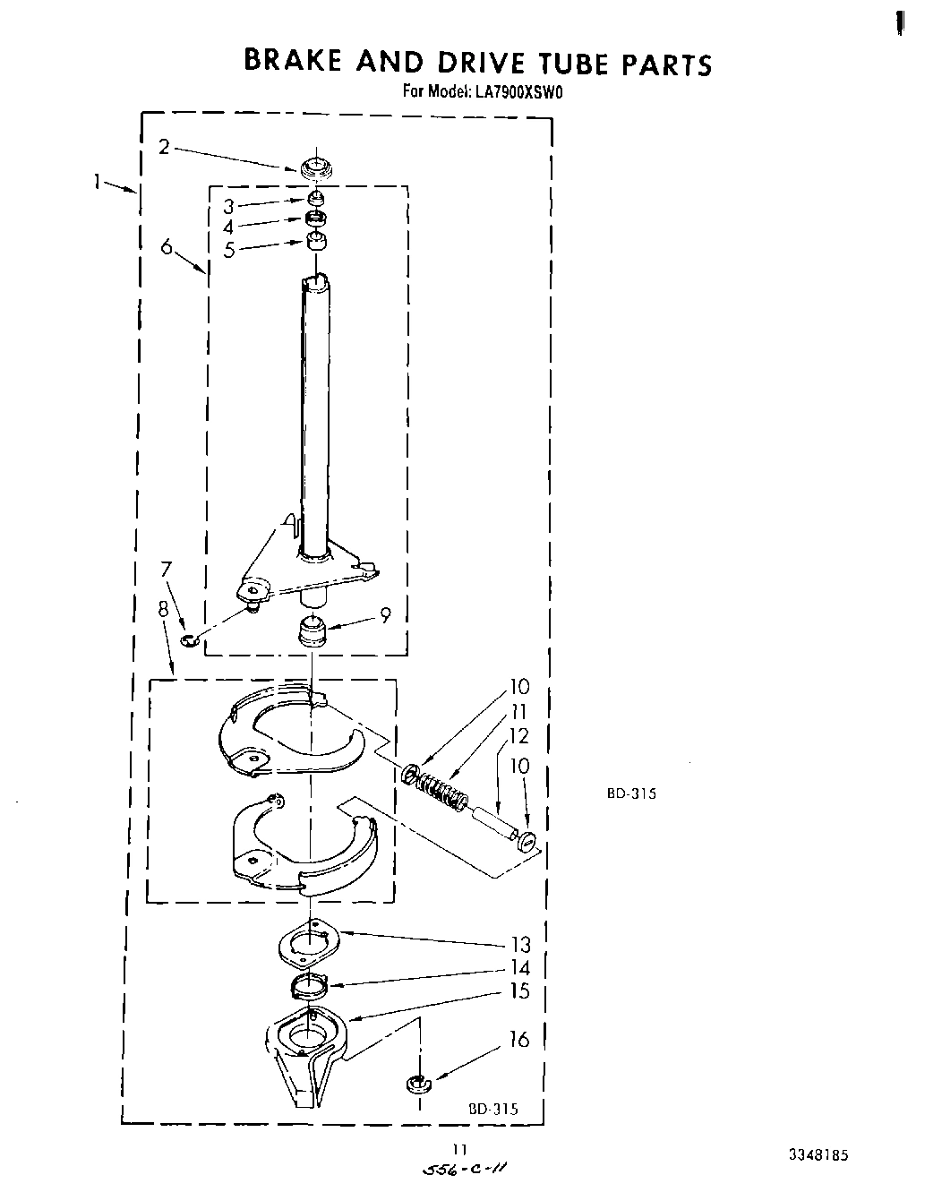 09 - BRAKE AND DRIVE TUBE