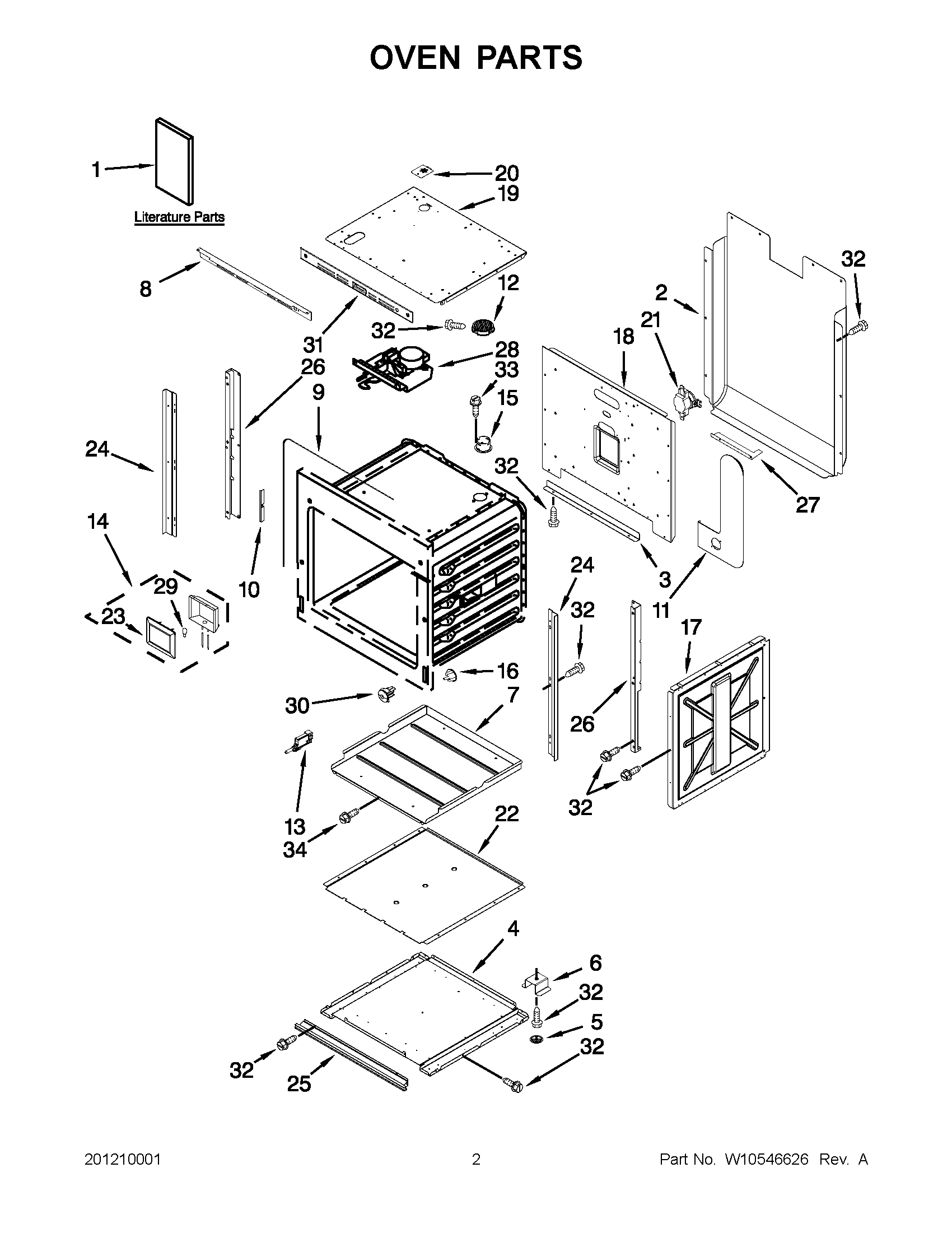 01 - OVEN PARTS