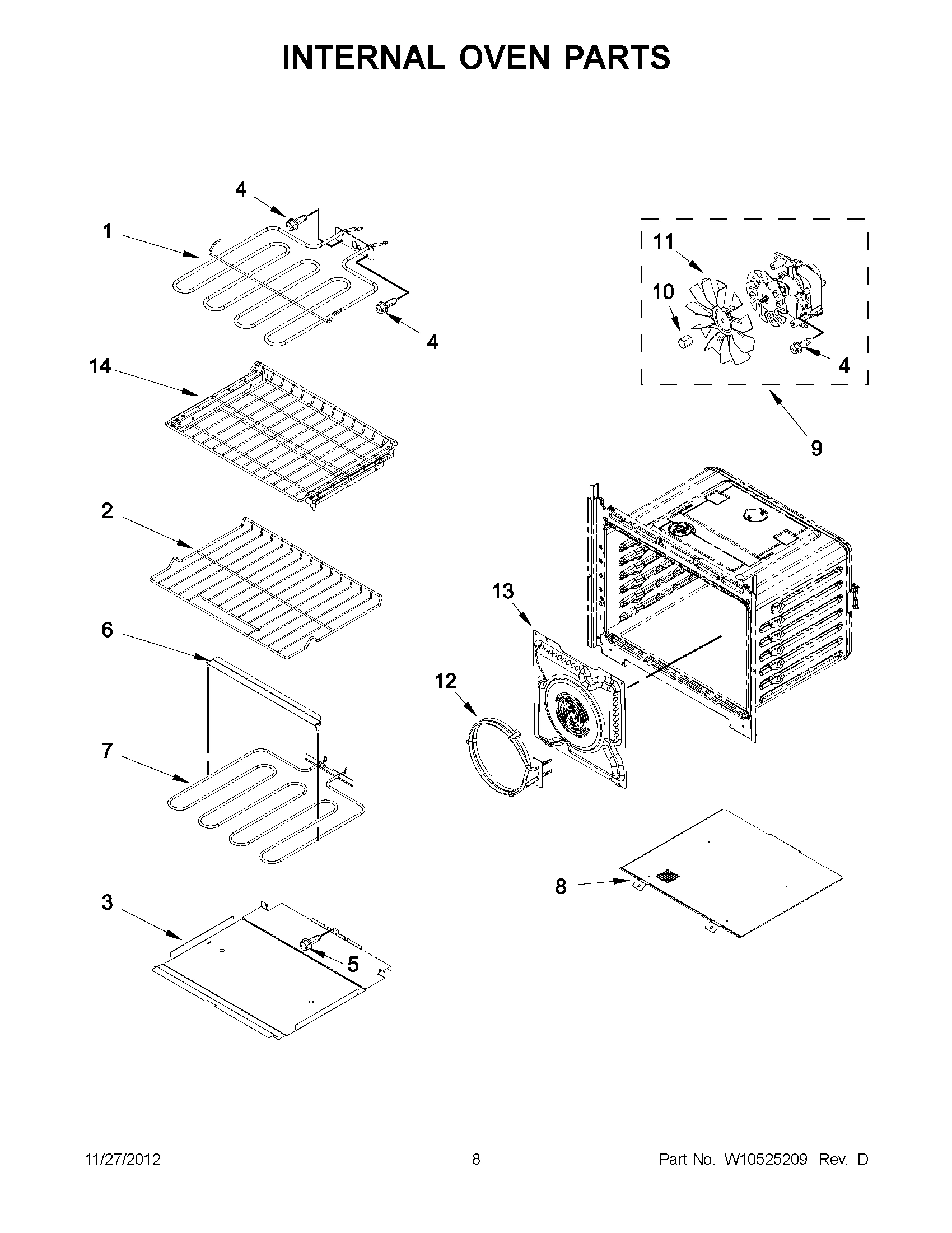 04 - INTERNAL OVEN PARTS