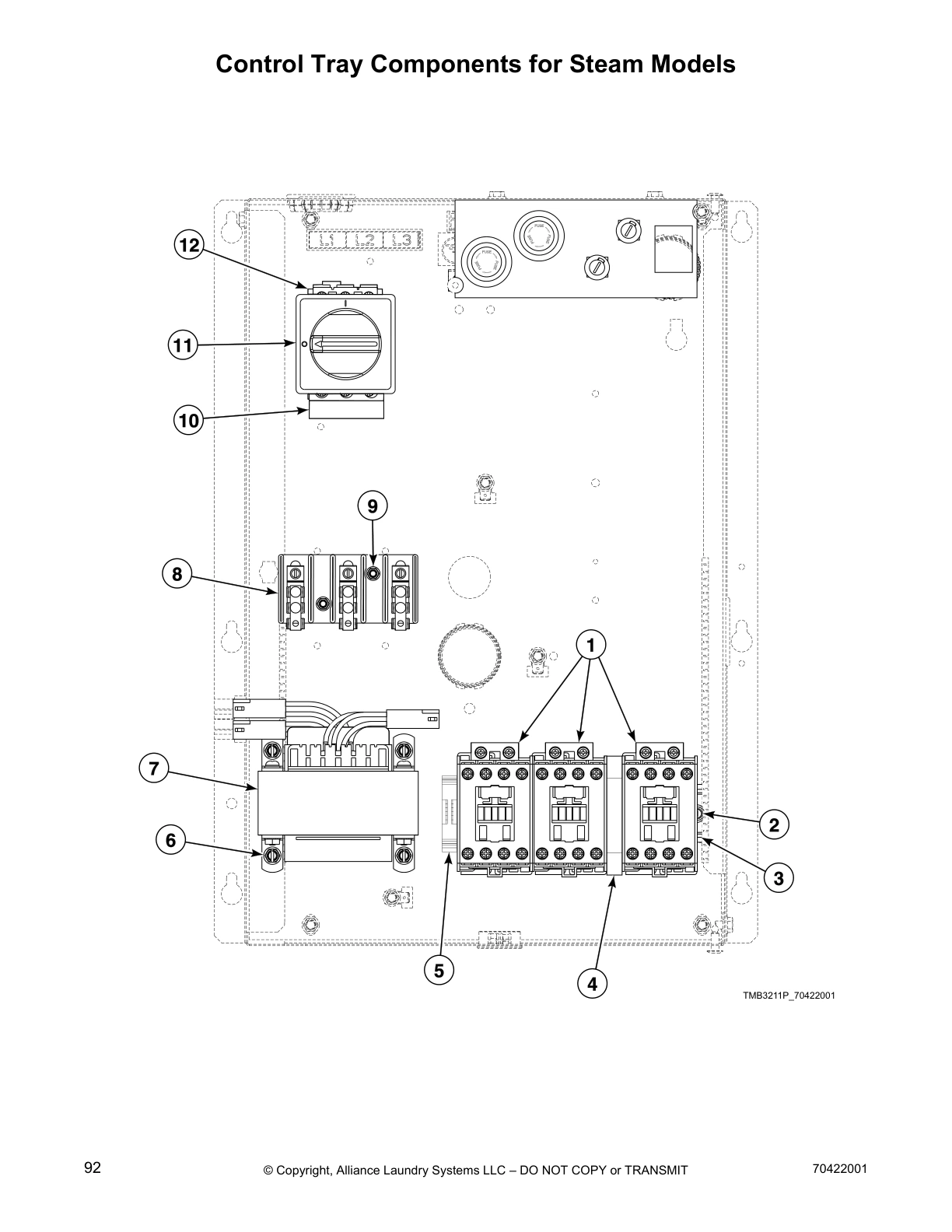 Control Tray Components for Steam Models