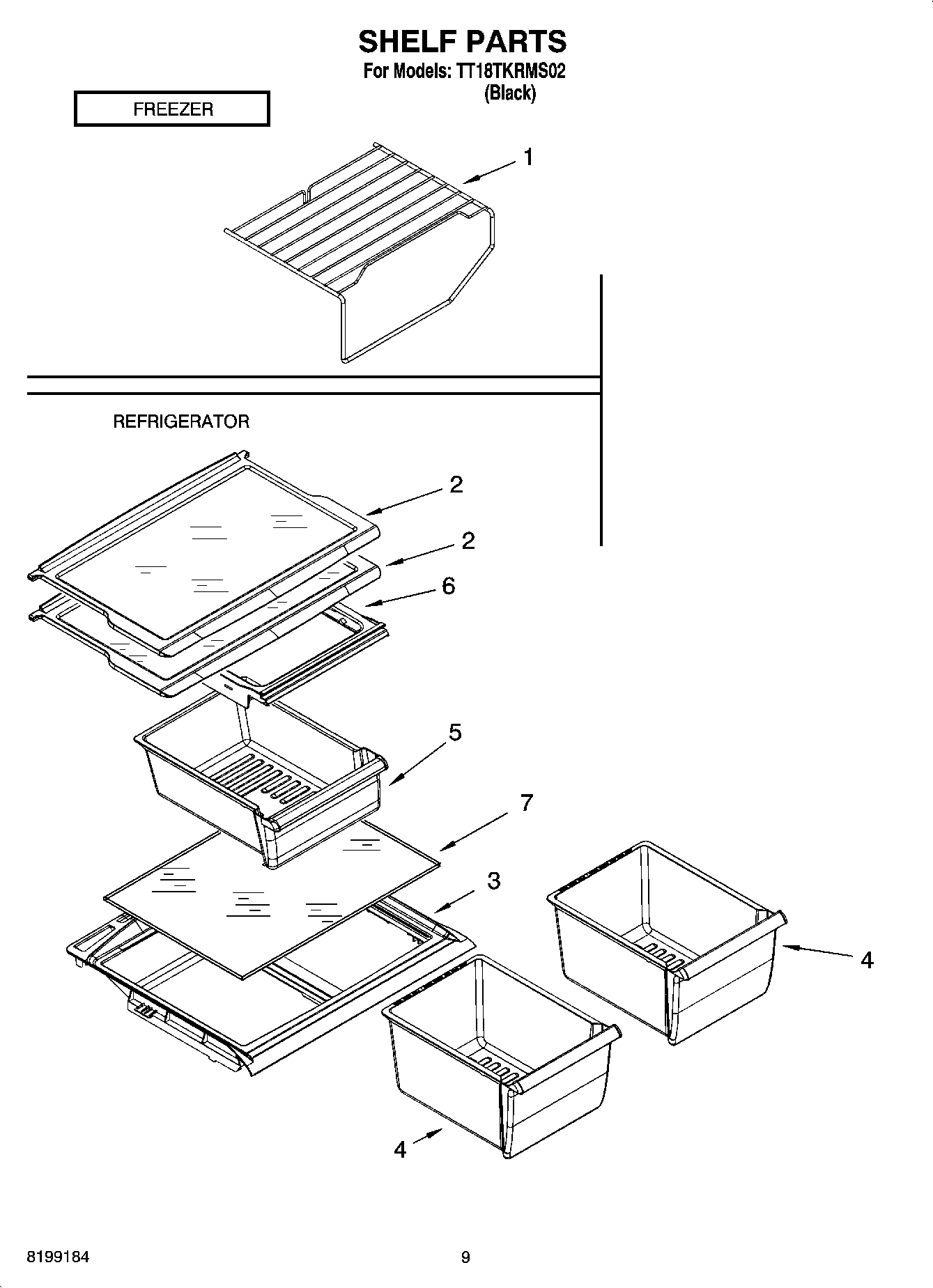 05 - SHELF PARTS, OPTIONAL PARTS