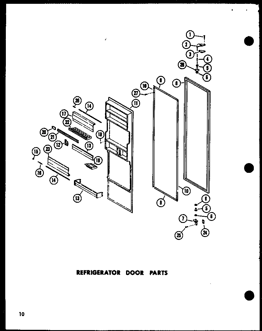 12 - REF DOOR PARTS