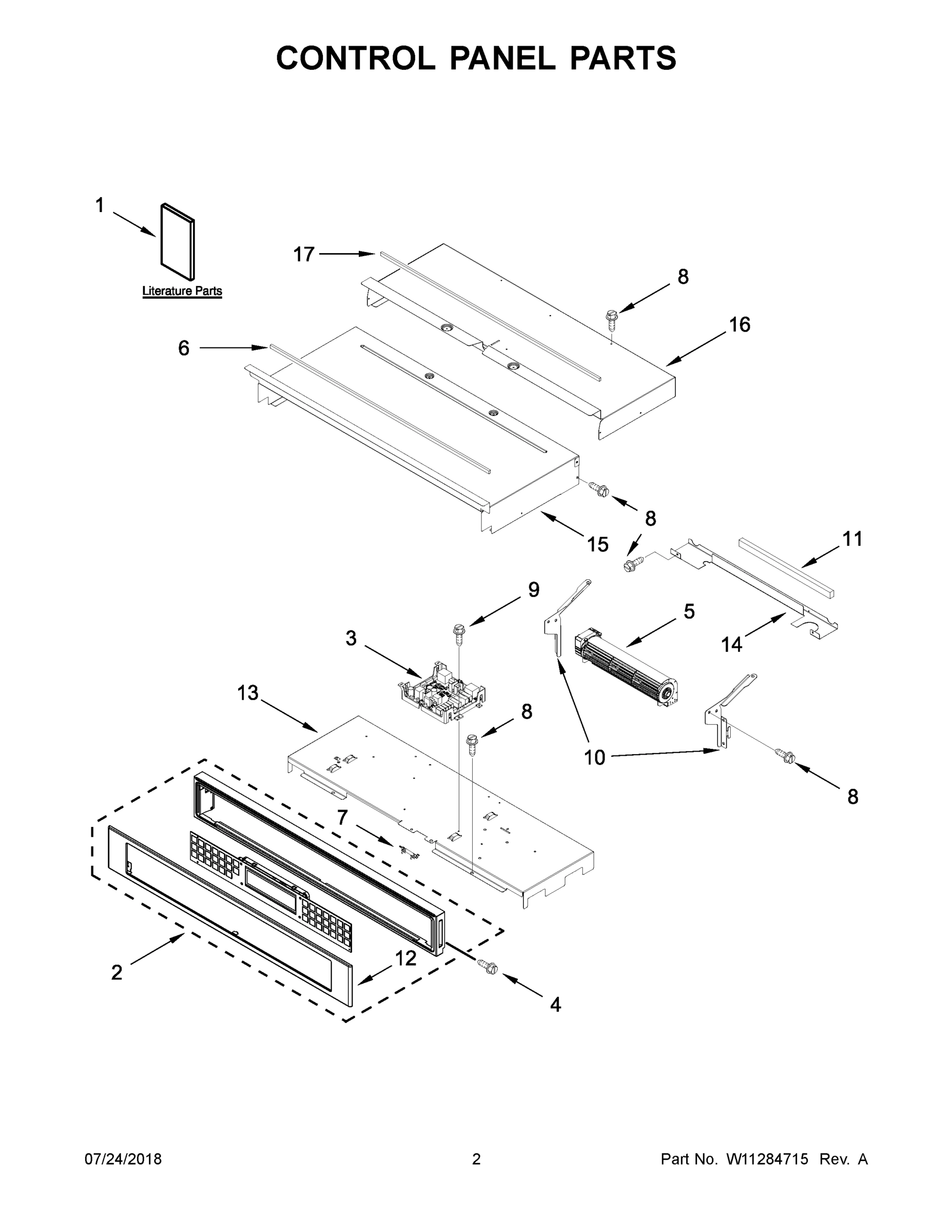 02 - CONTROL PANEL PARTS
