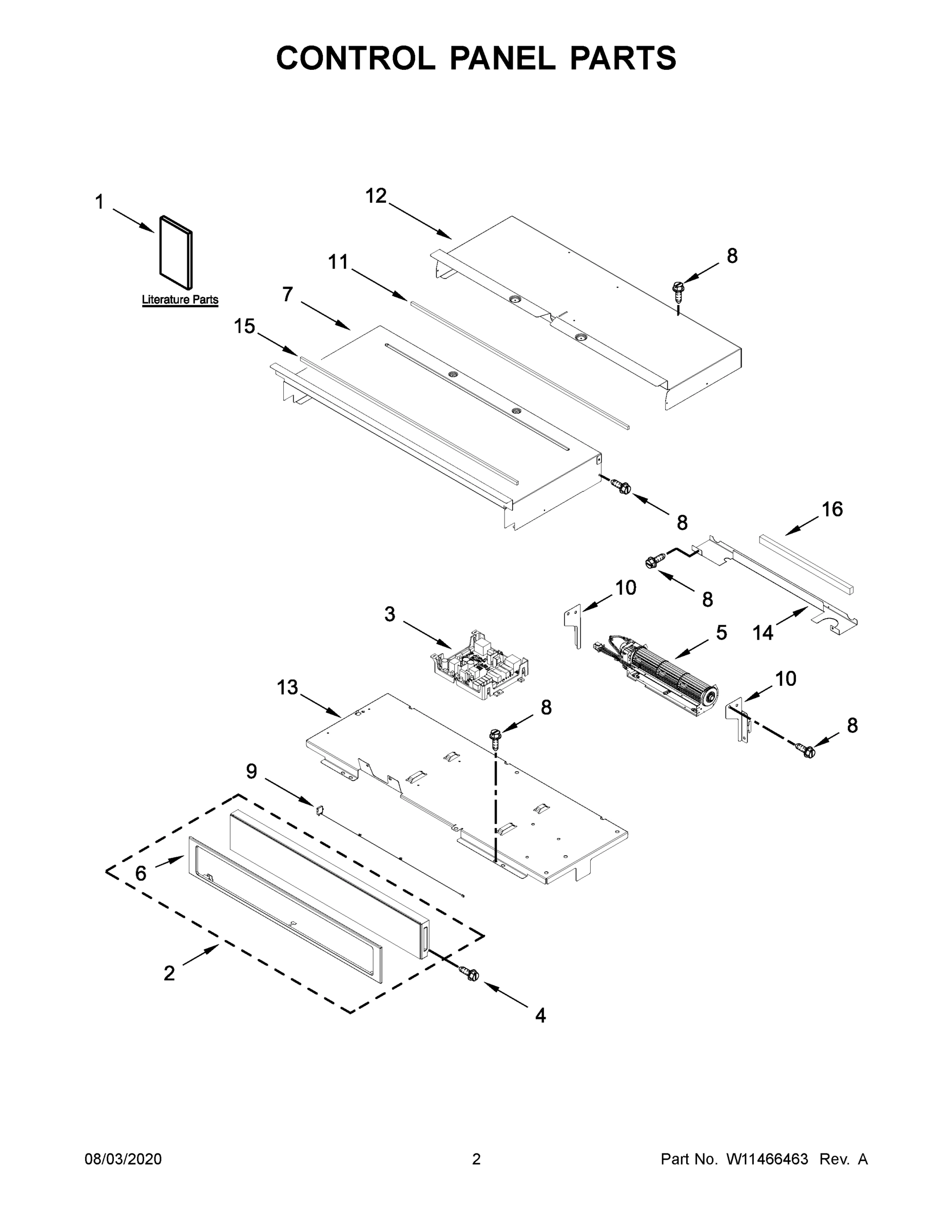 02 - CONTROL PANEL PARTS