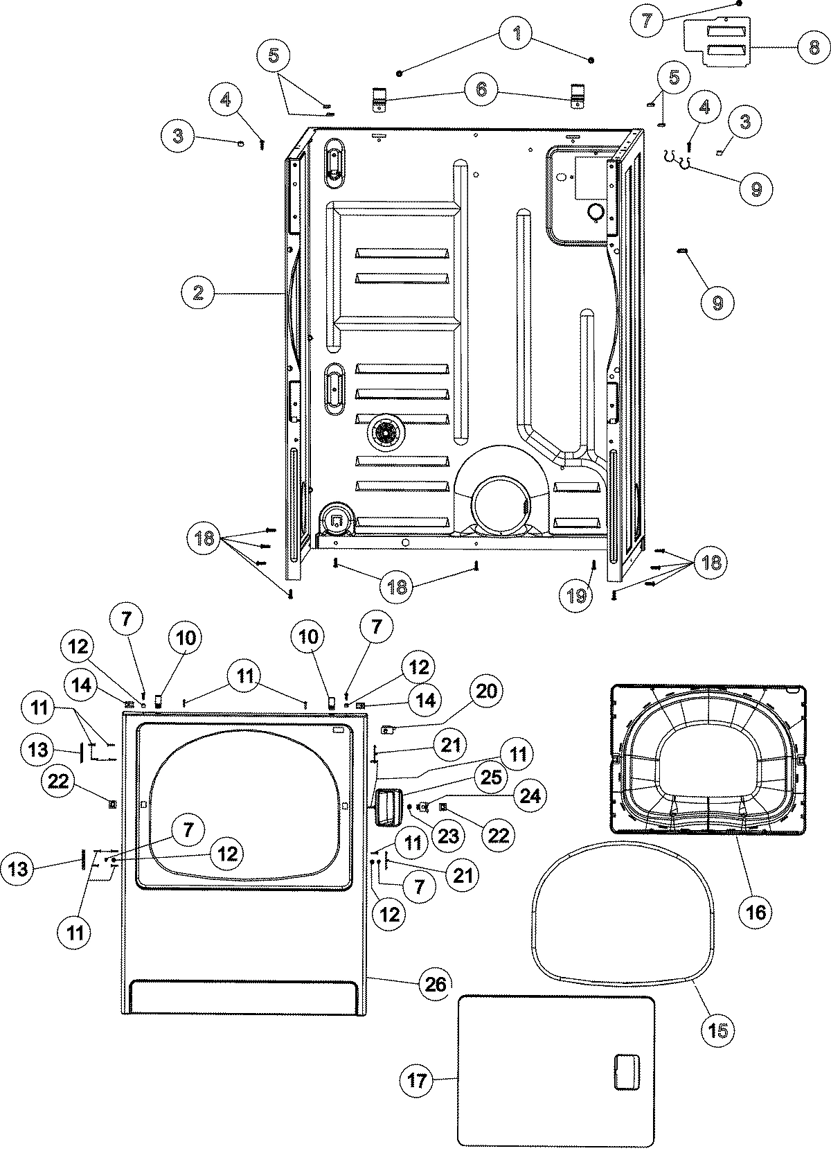02 - CABINET & FRONT PANEL