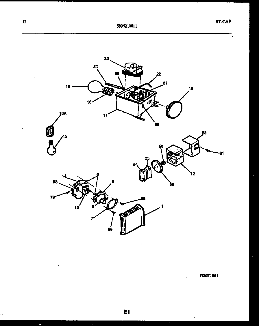 07 - REFRIGERATOR CONTROL ASSEMBLY, DAMP