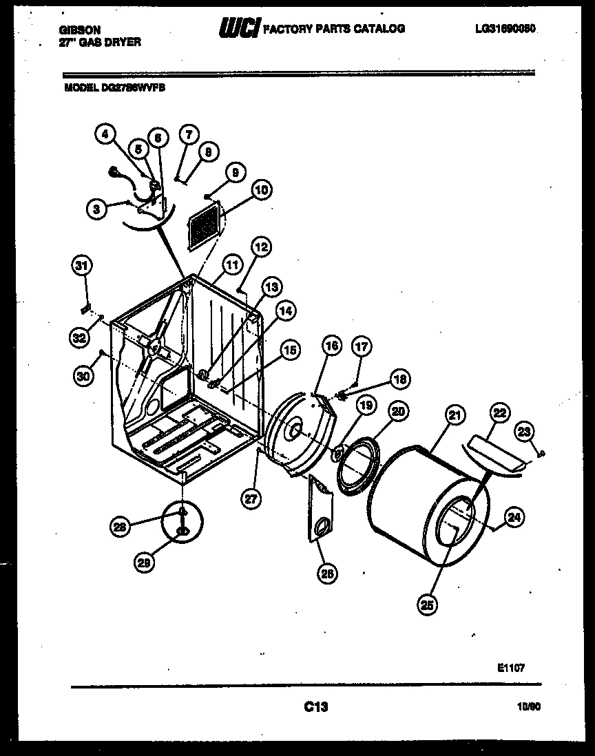 02 - CABINET AND COMPONENT PARTS