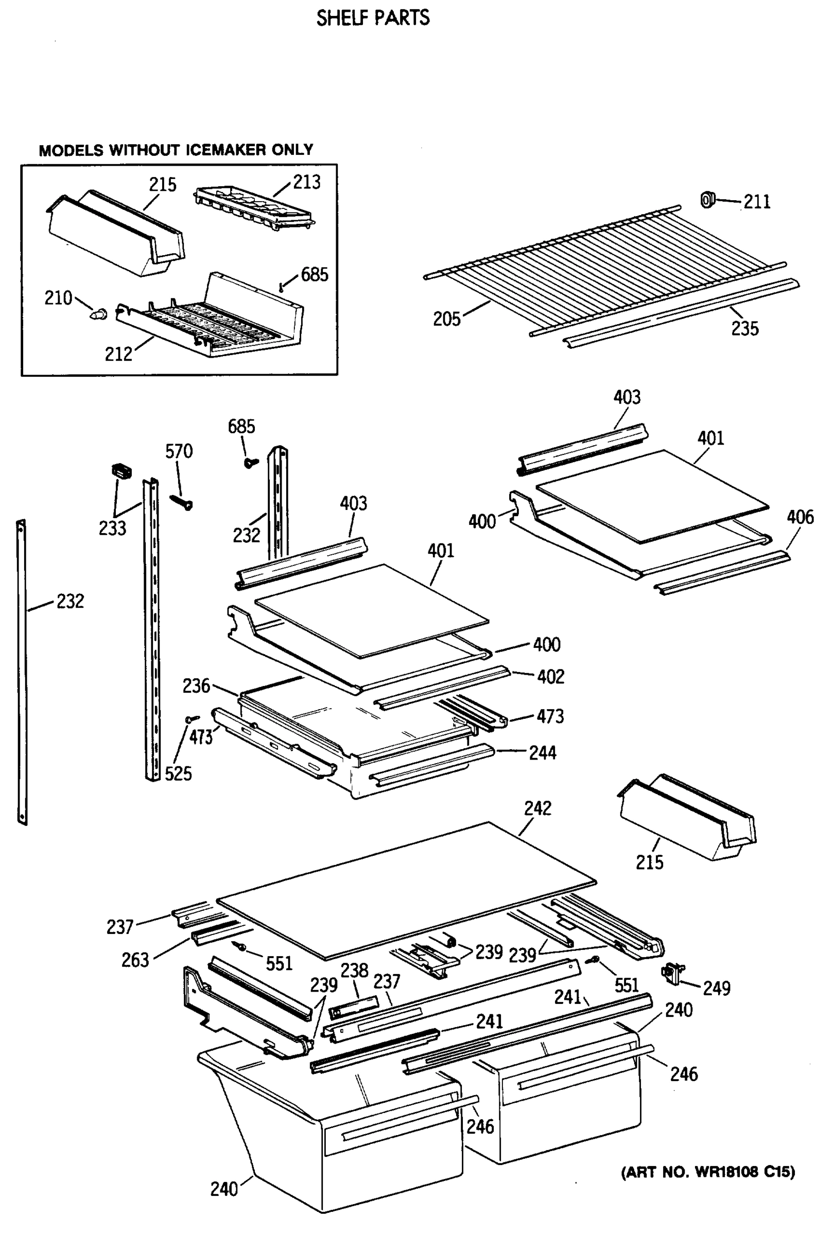 SHELF PARTS