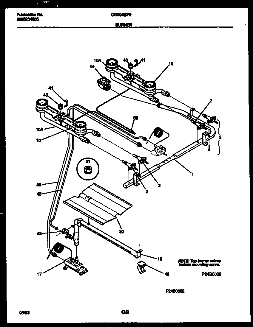 03 - BURNER, MANIFOLD AND GAS CONTROL