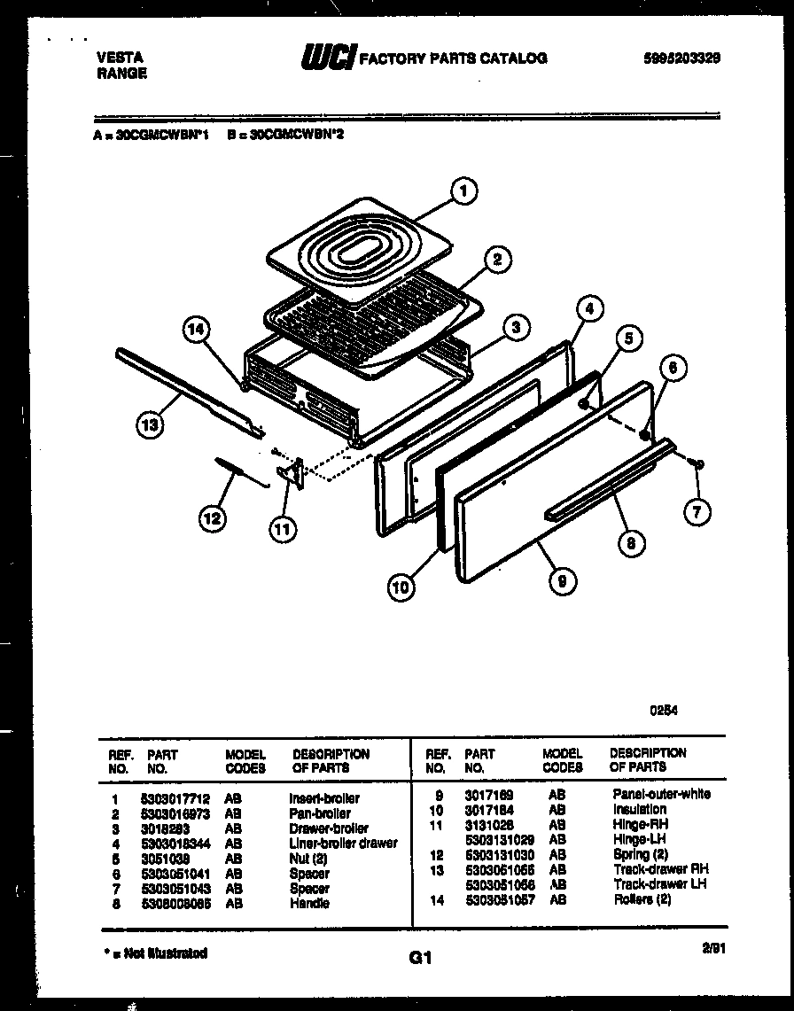 06 - BROILER DRAWER PARTS