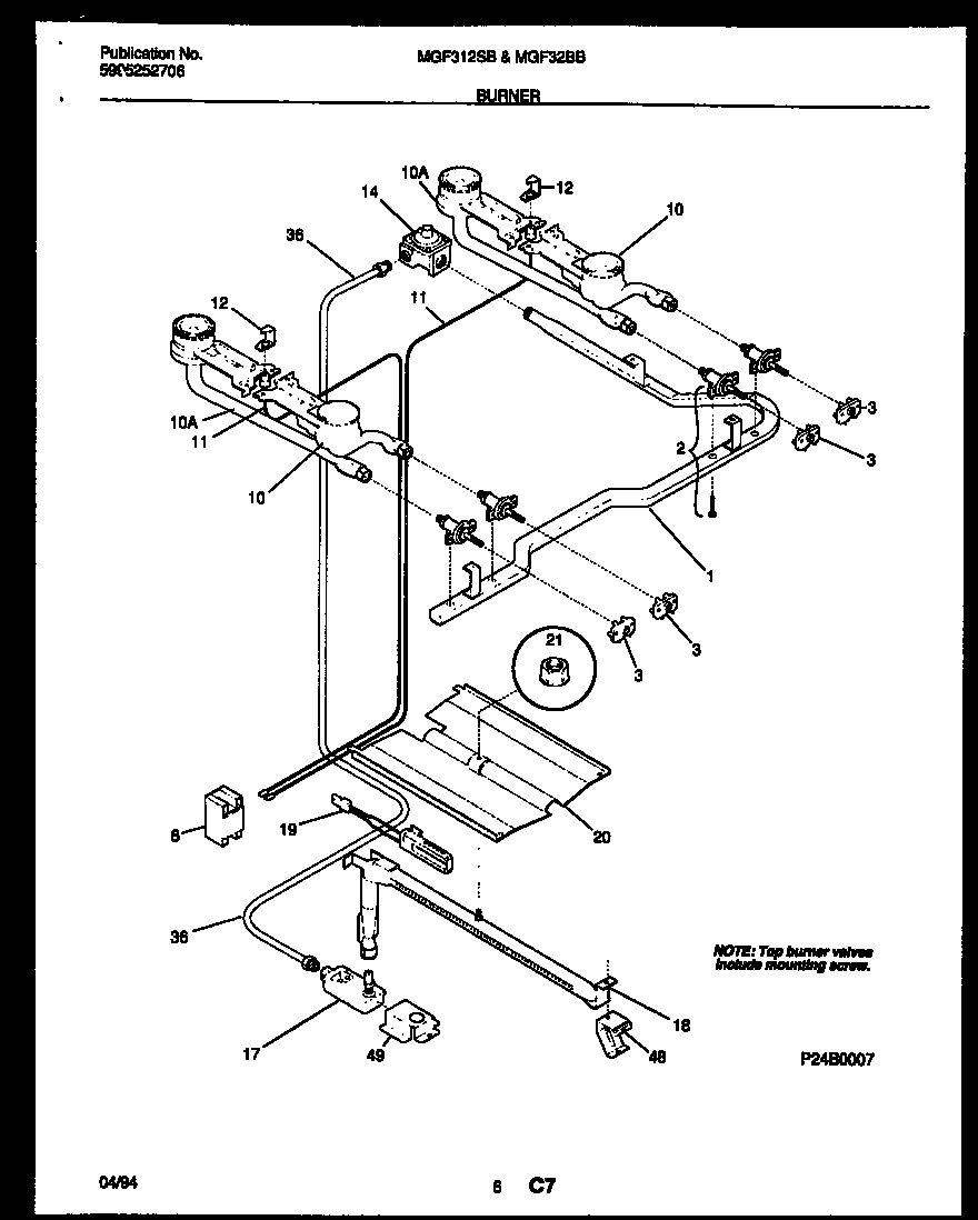 04 - BURNER, MANIFOLD AND GAS CONTROL