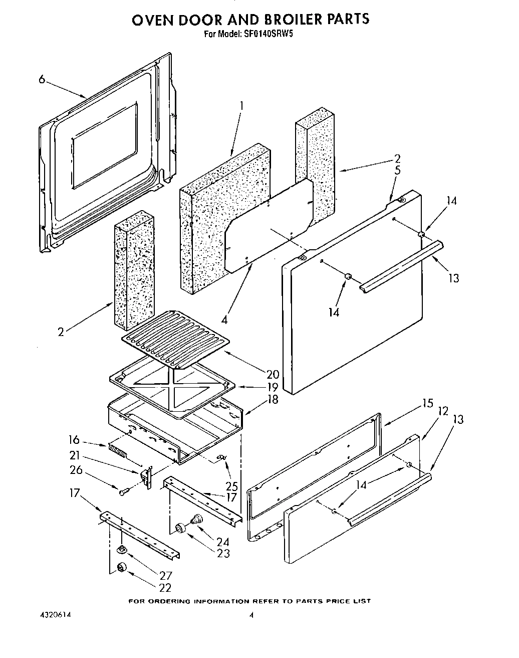 03 - OVEN DOOR AND BROILER