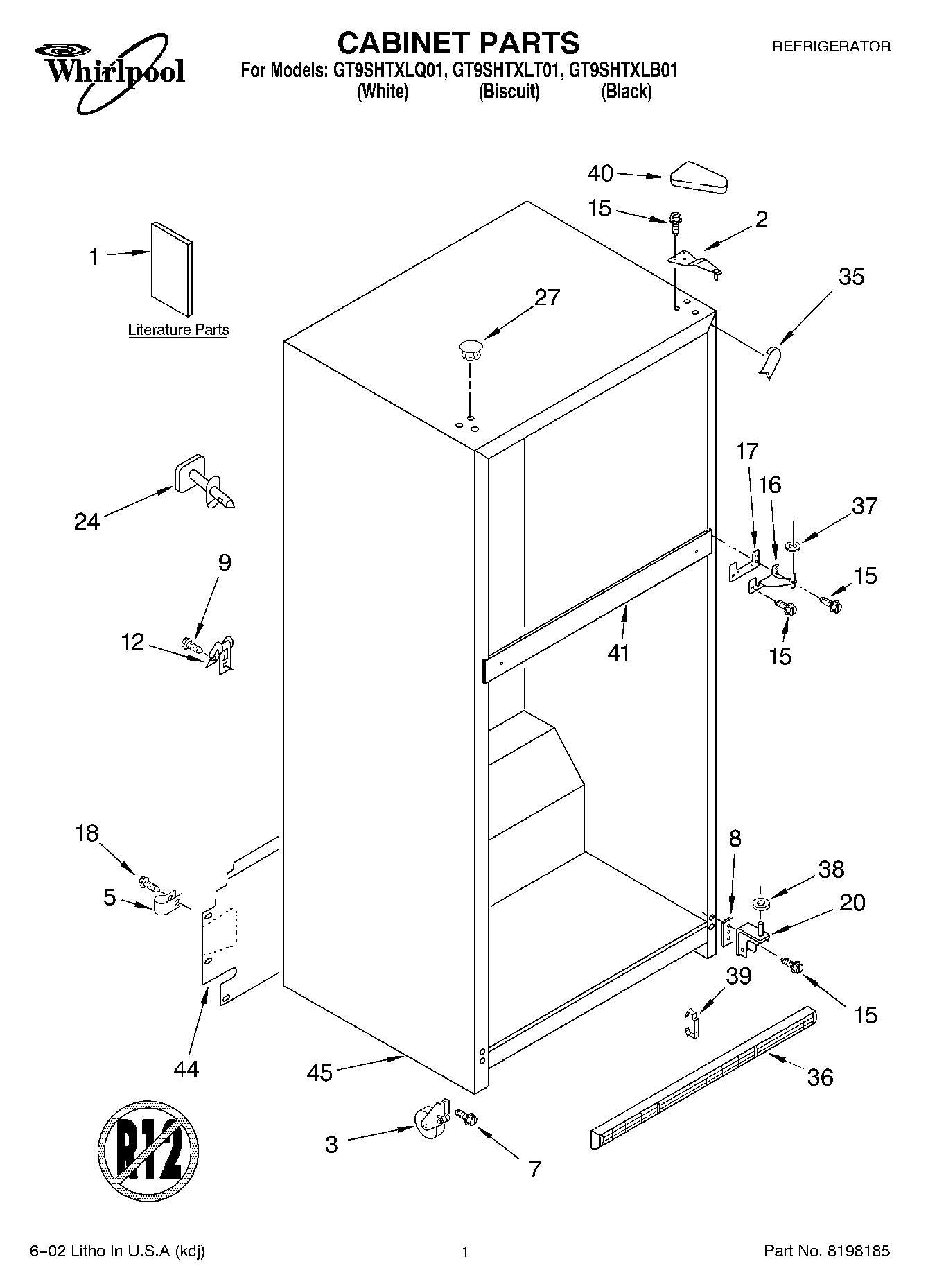 01 - CABINET, LITERATURE