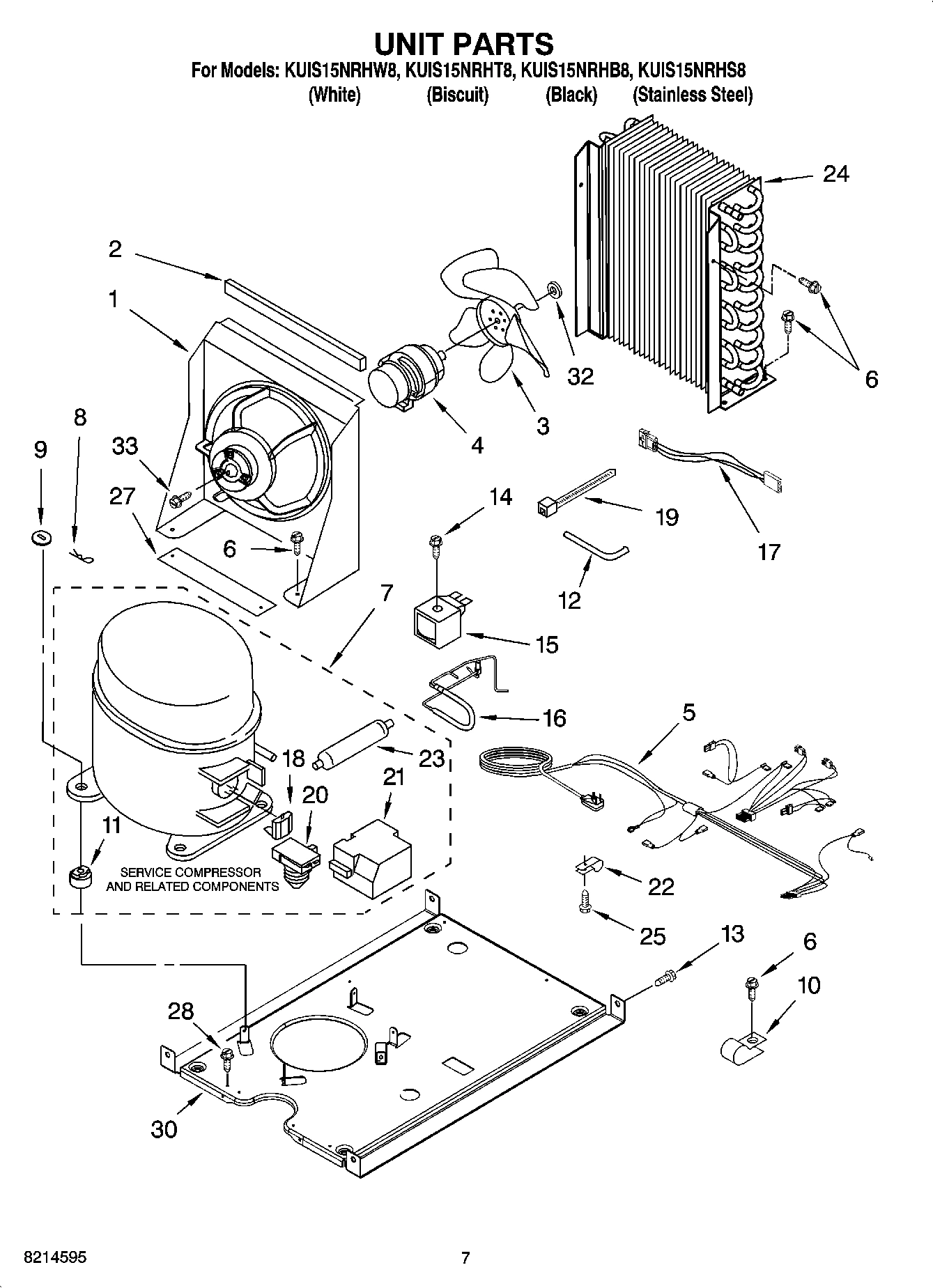 05 - UNIT PARTS, OPTIONAL PARTS