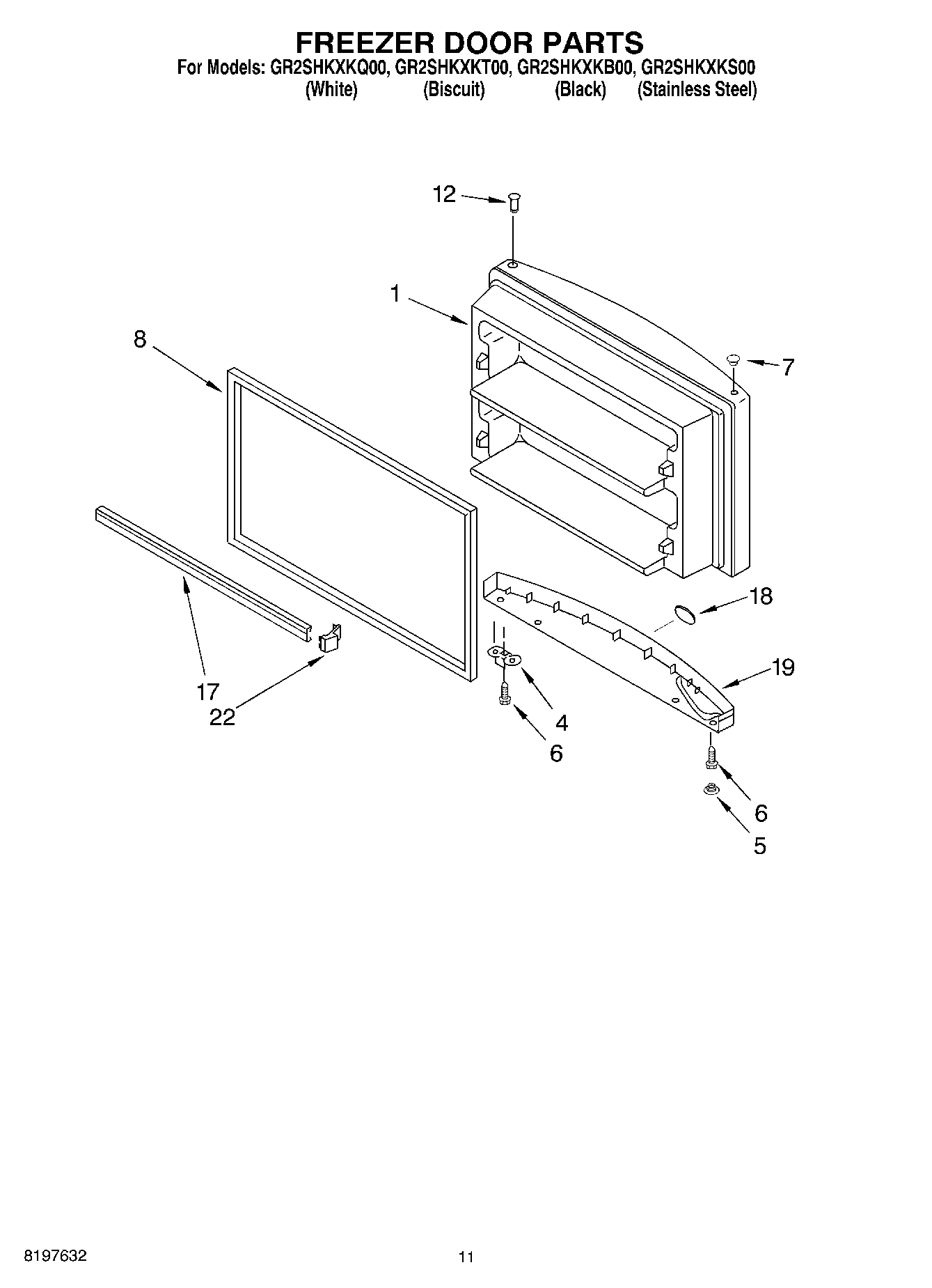 06 - FREEZER DOOR, OPTIONAL