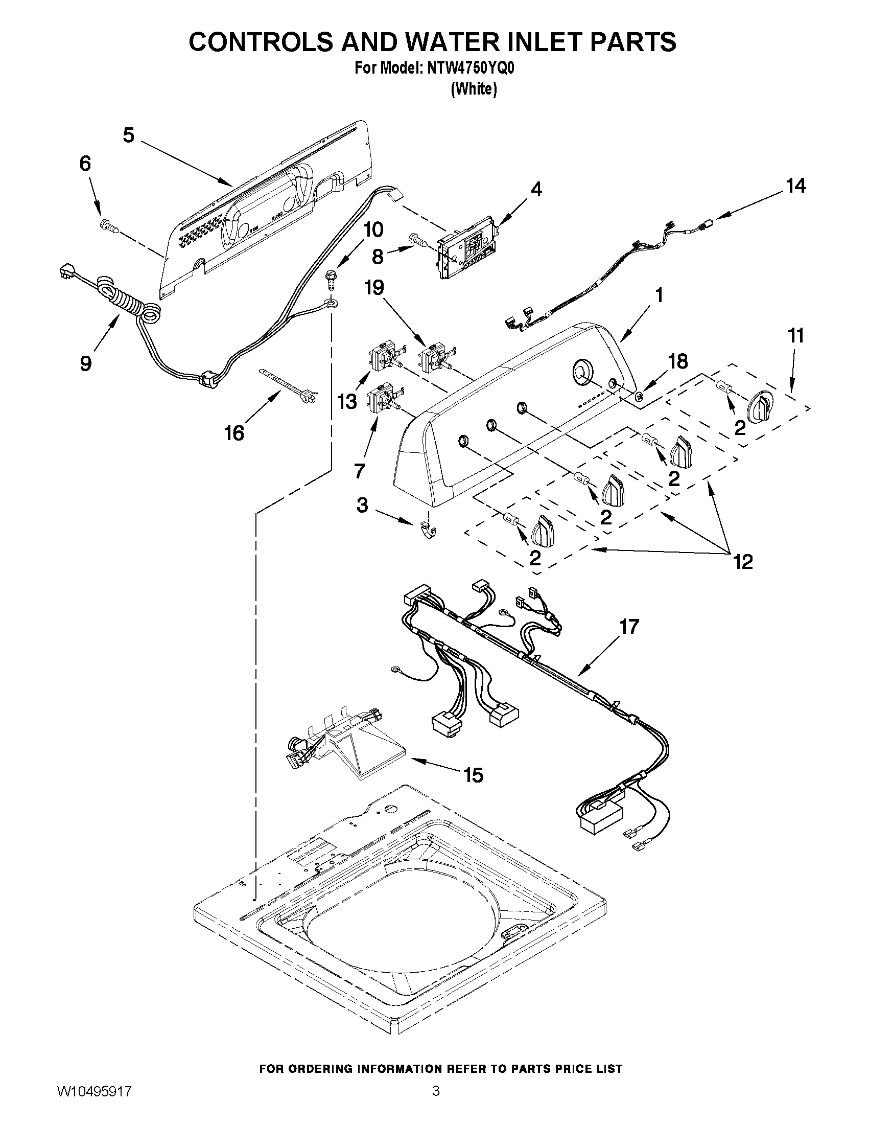 02 - CONTROLS AND WATER INLET PARTS