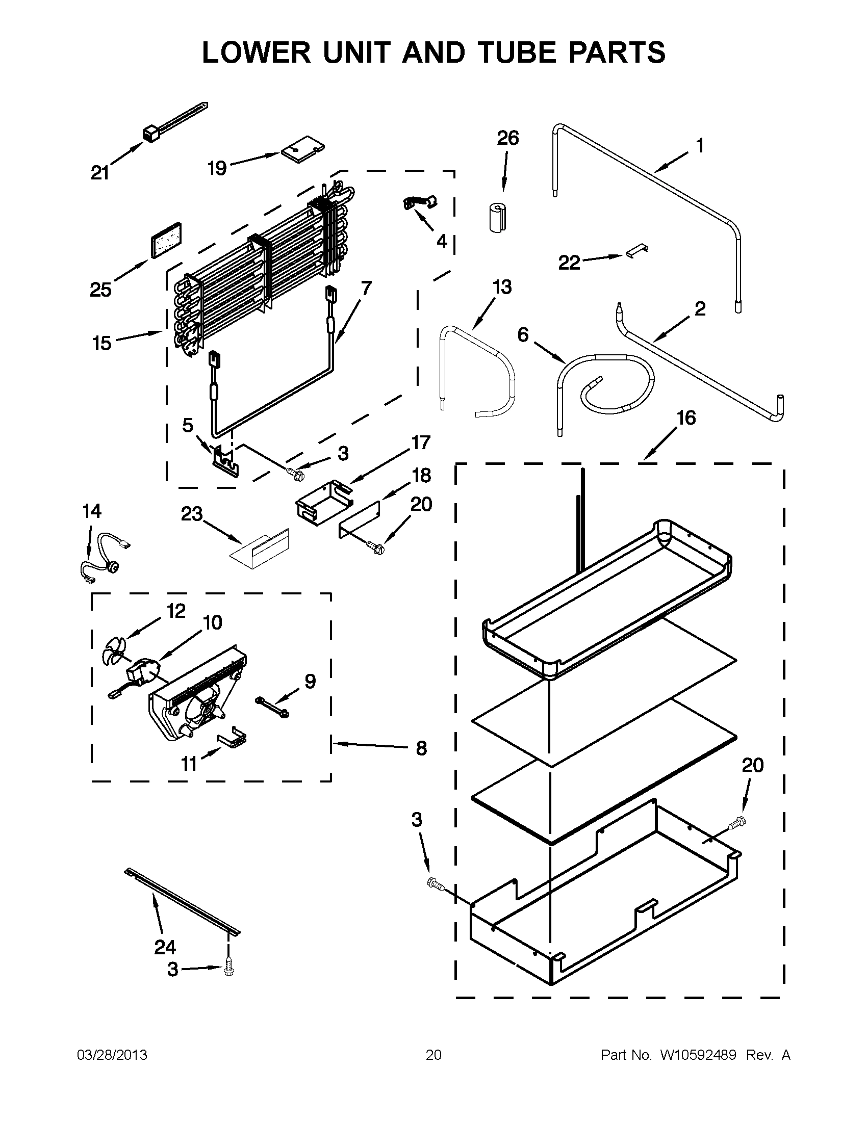 10 - LOWER UNIT AND TUBE PARTS