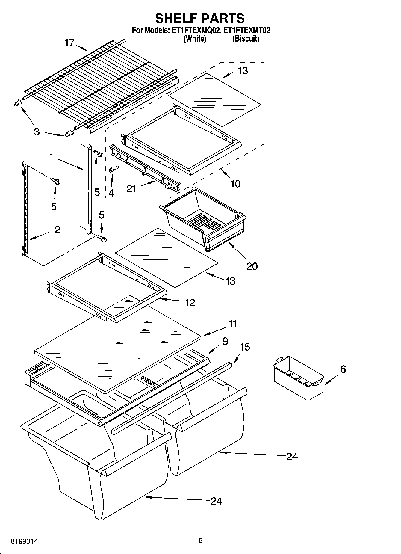 05 - SHELF PARTS, OPTIONAL PARTS