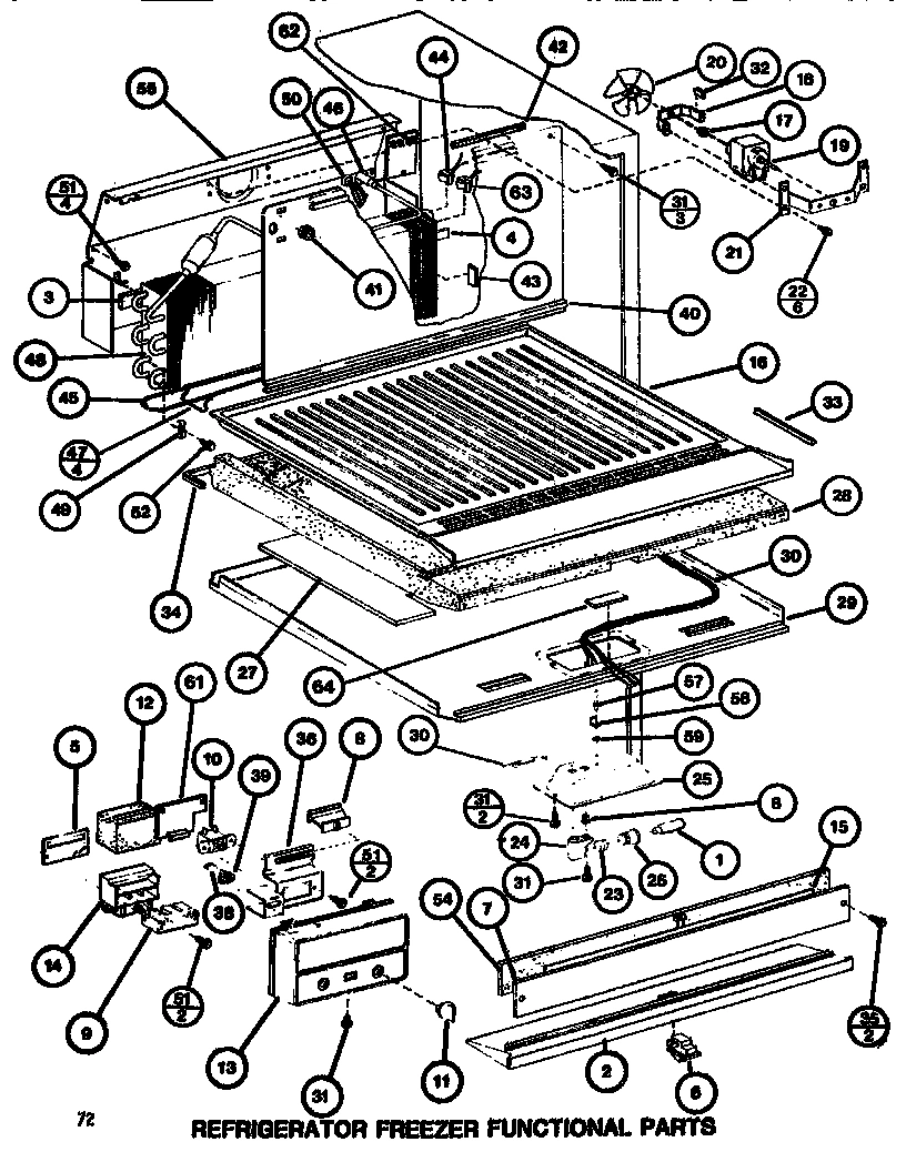 02 - FUNCTIONAL PARTS (REF/FRZ)