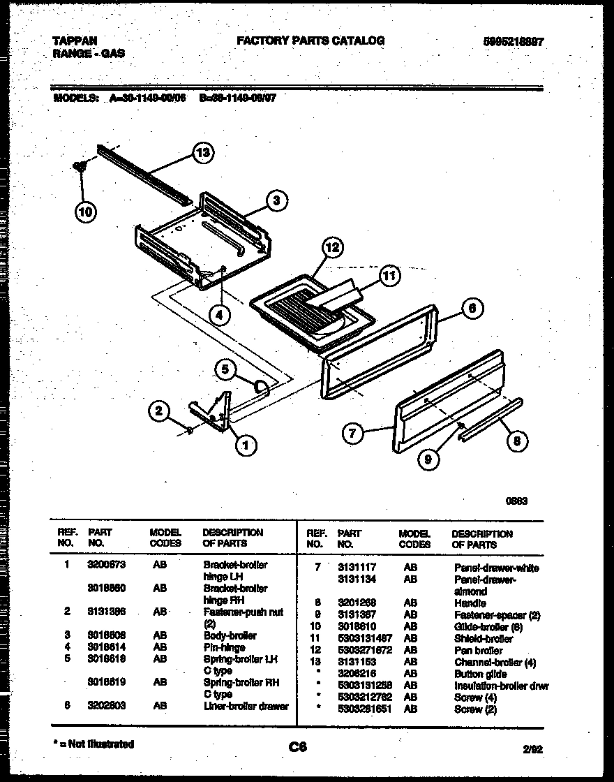 04 - BROILER DRAWER PARTS