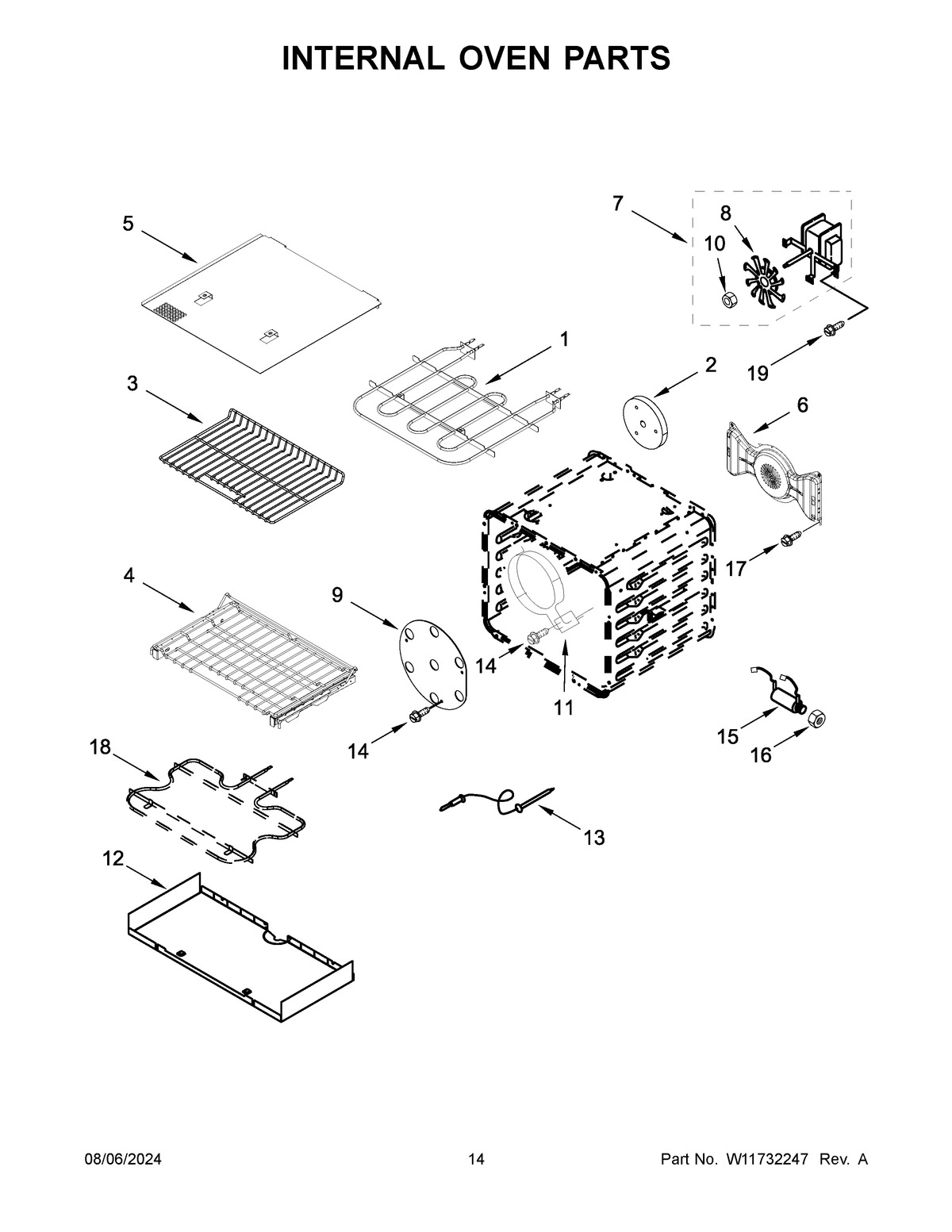 08 - INTERNAL OVEN PARTS
