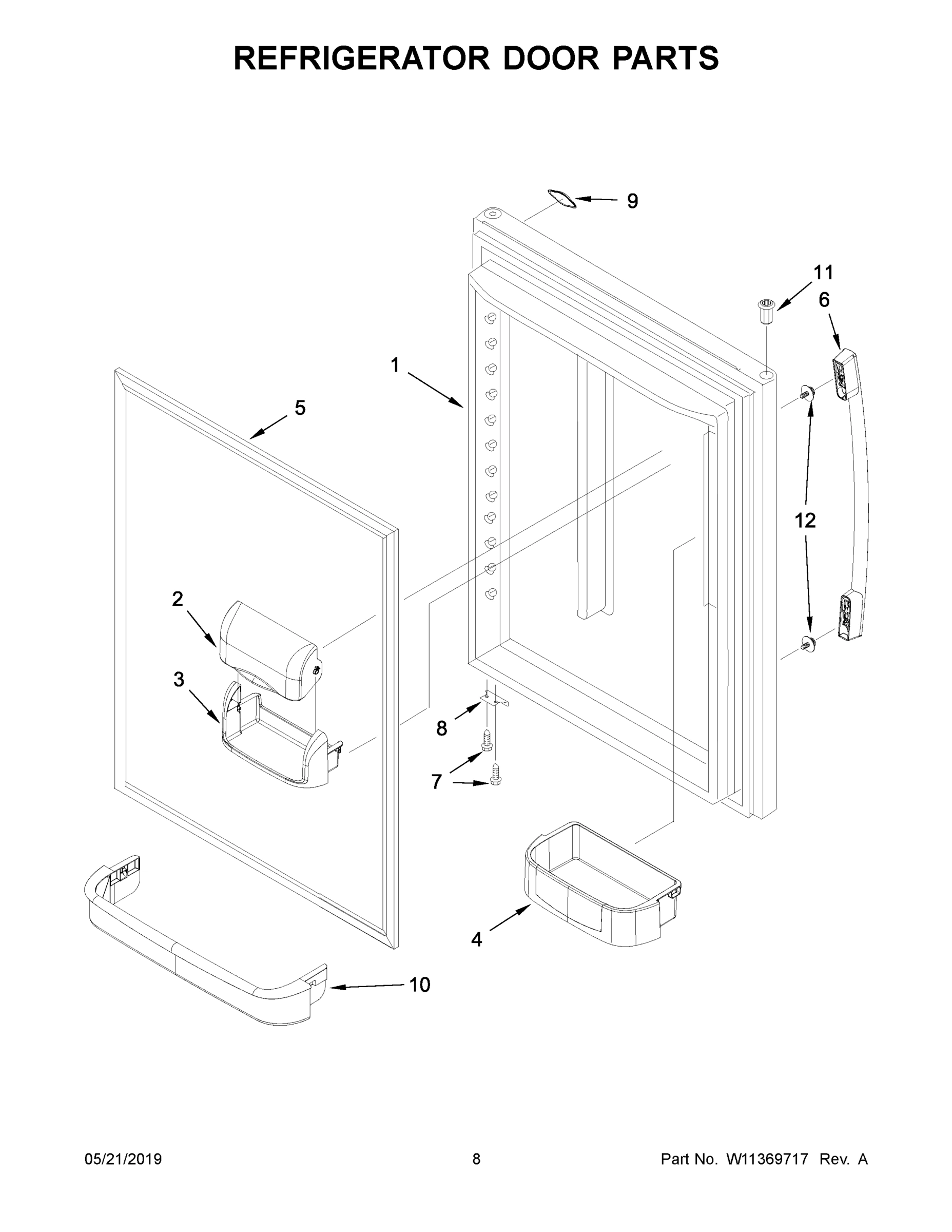 05 - REFRIGERATOR DOOR PARTS