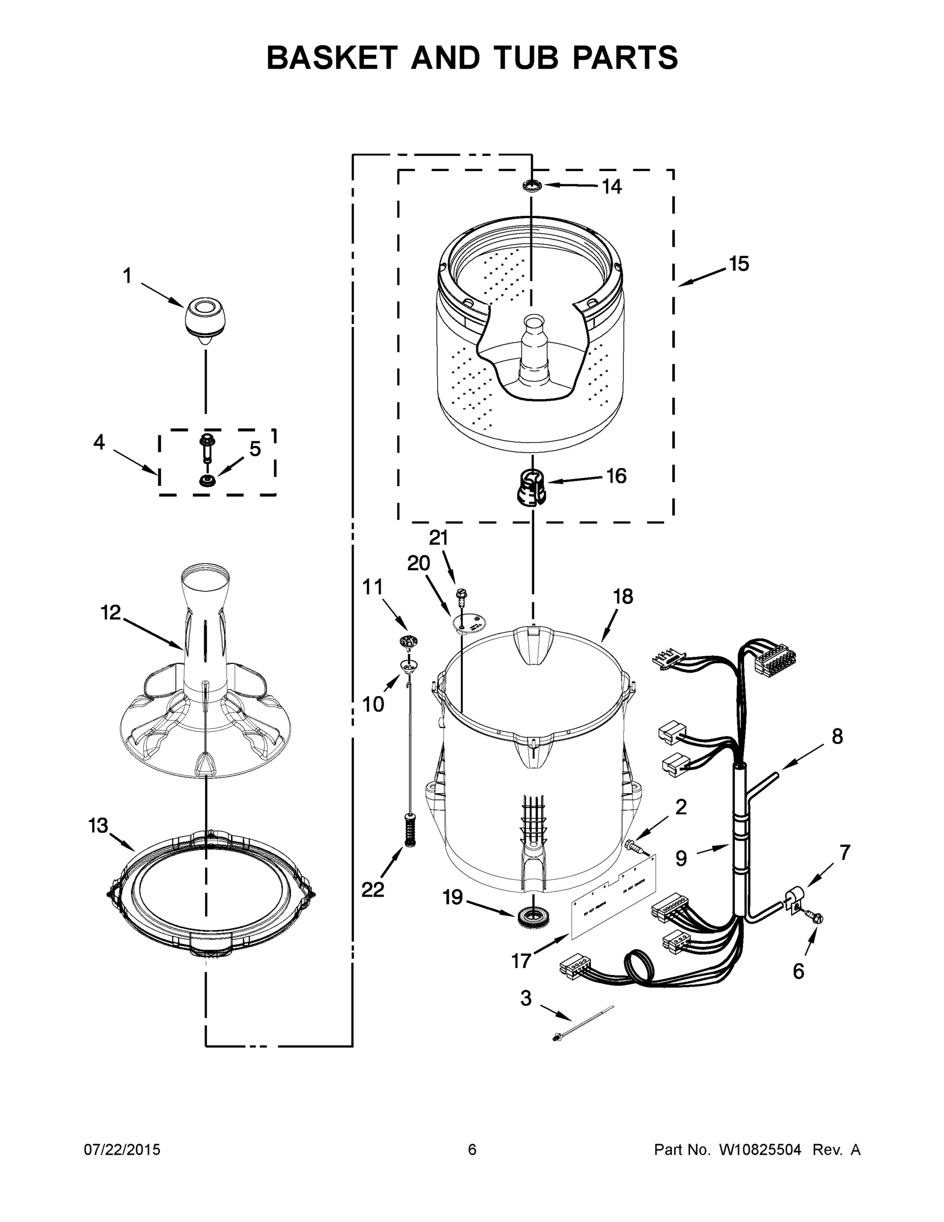 04 - BASKET AND TUB PARTS