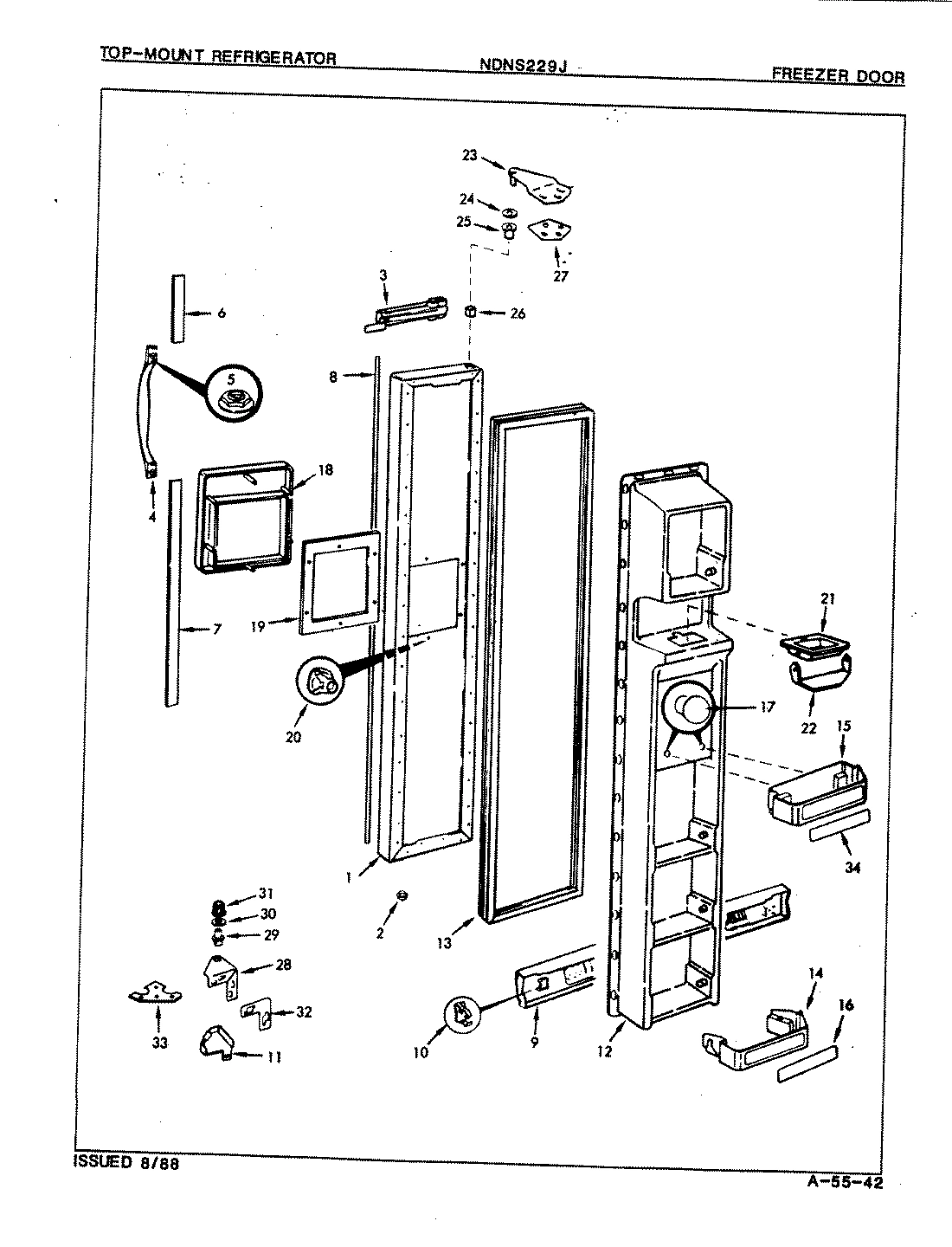 02 - FREEZER DOOR