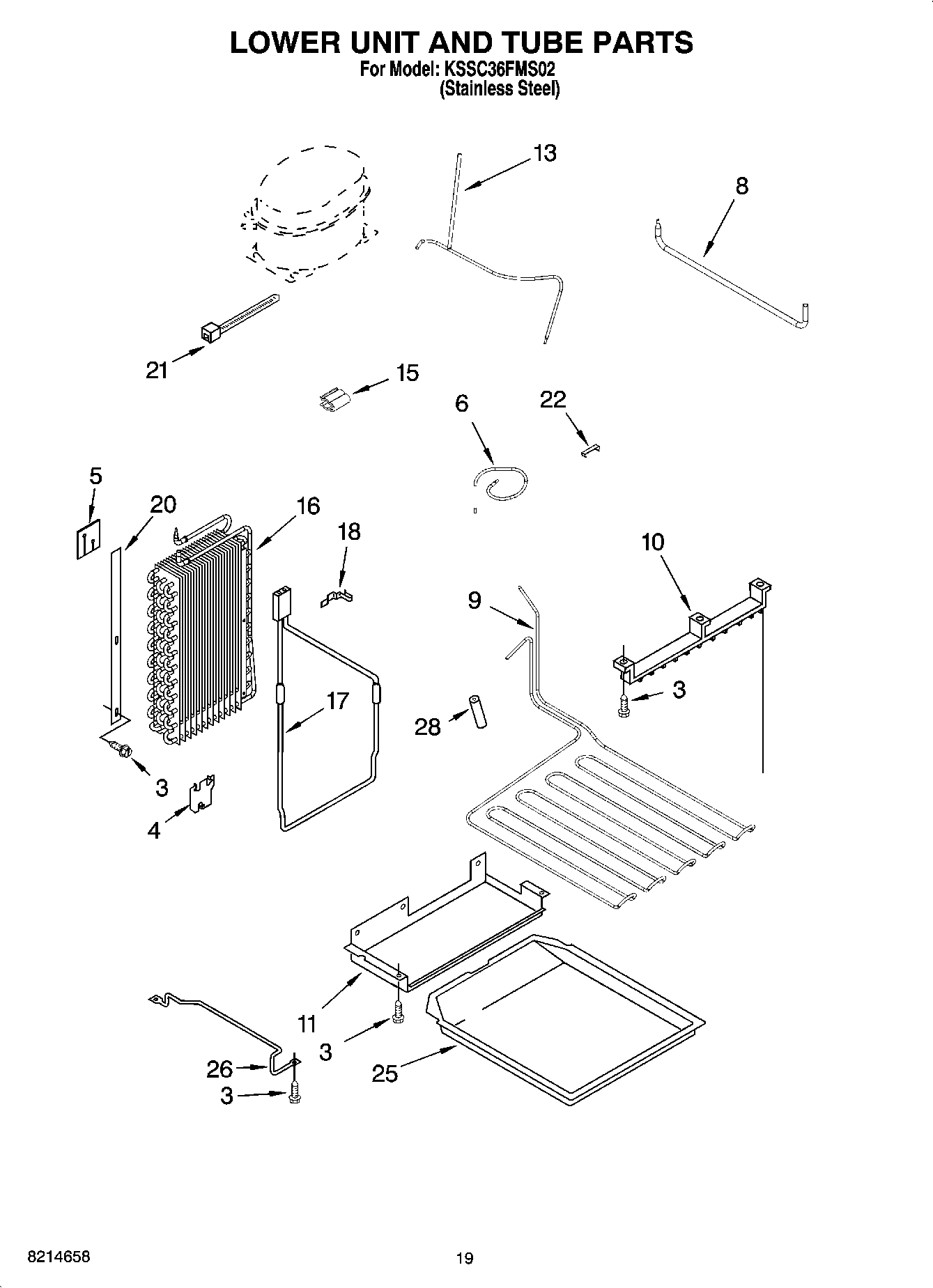 12 - LOWER UNIT AND TUBE PARTS